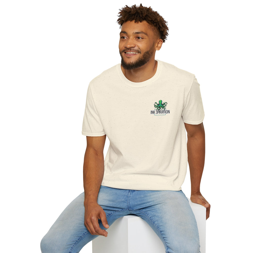 Inkspiration T-Shirt — Small Chest Logo, Artist & Tattoo Lover Tee