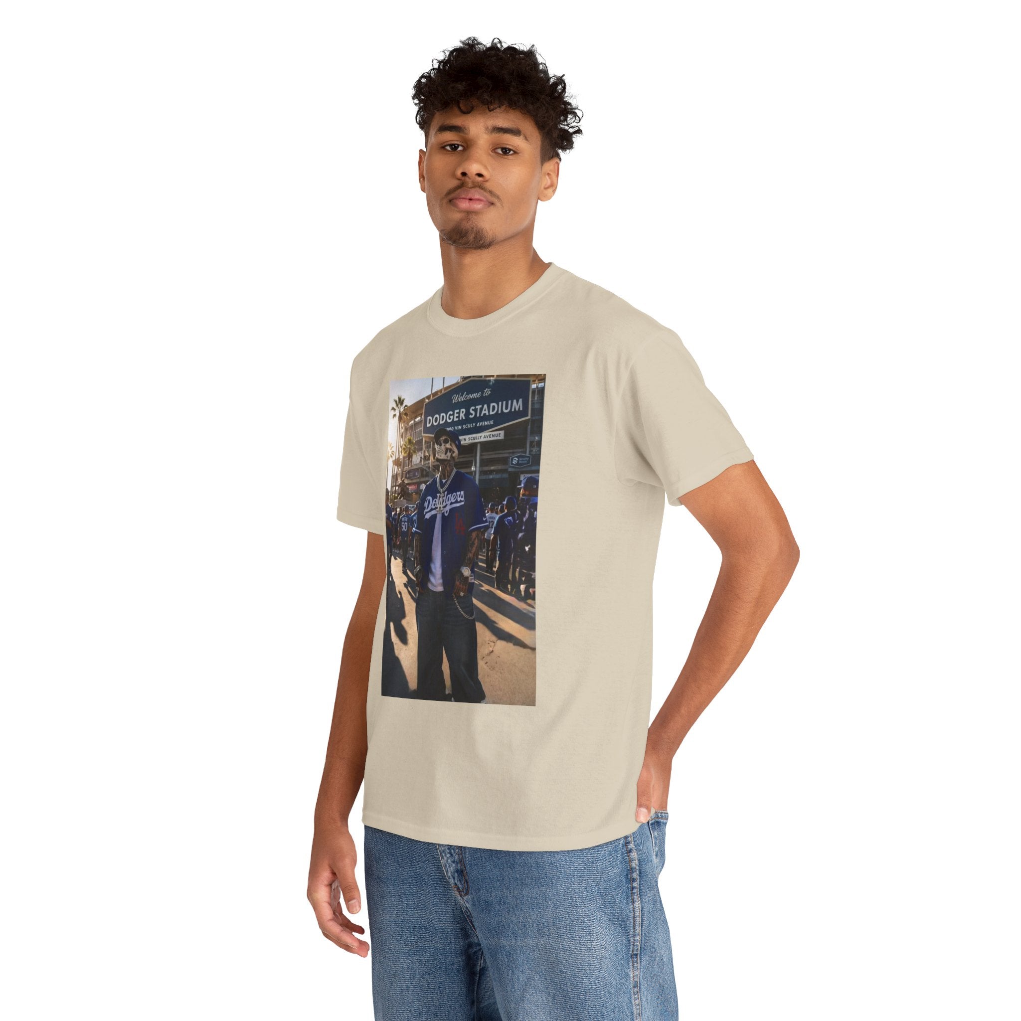 Dodger Stadium Photo Tee — Los Angeles Dodgers Fan T‑Shirt