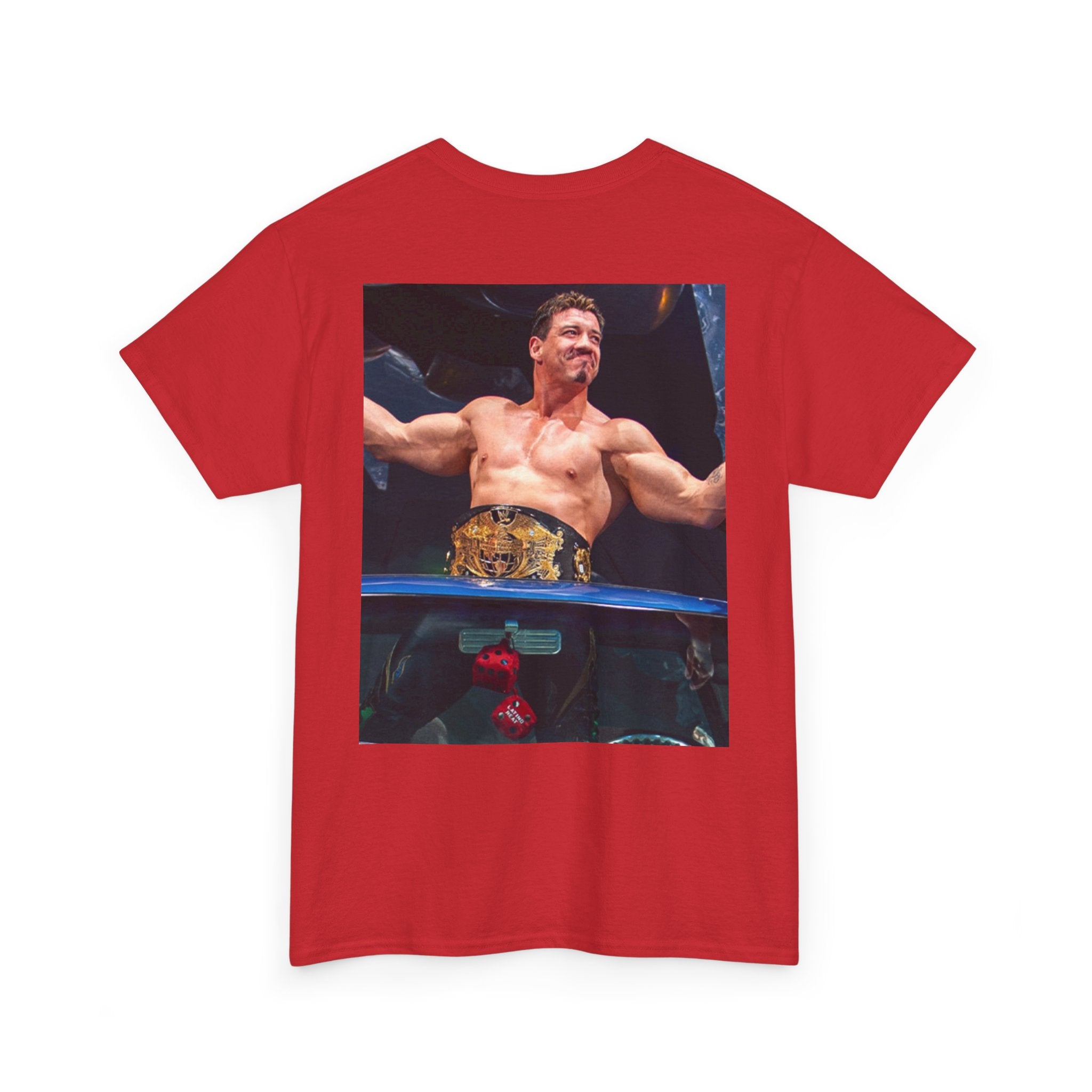Latino Heat Championship Tee — Vintage Wrestler Photo Graphic T-Shirt