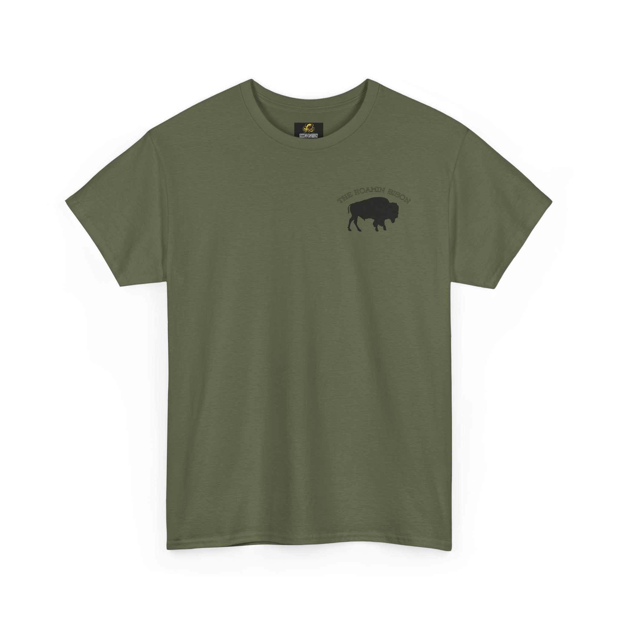 Roamin' Bison Graphic Tee — Vintage Western Bison Shirt