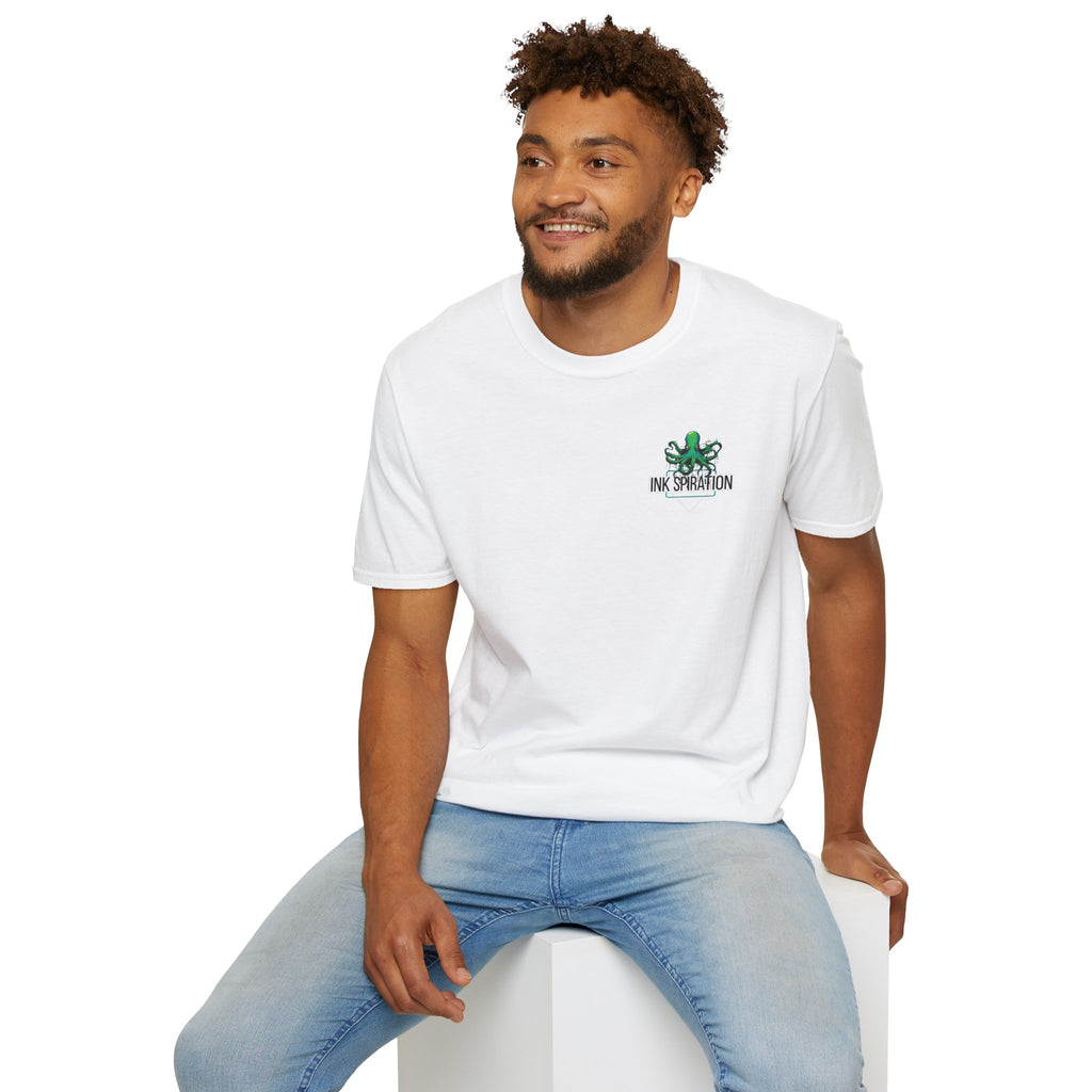 Inkspiration T-Shirt — Small Chest Logo, Artist & Tattoo Lover Tee