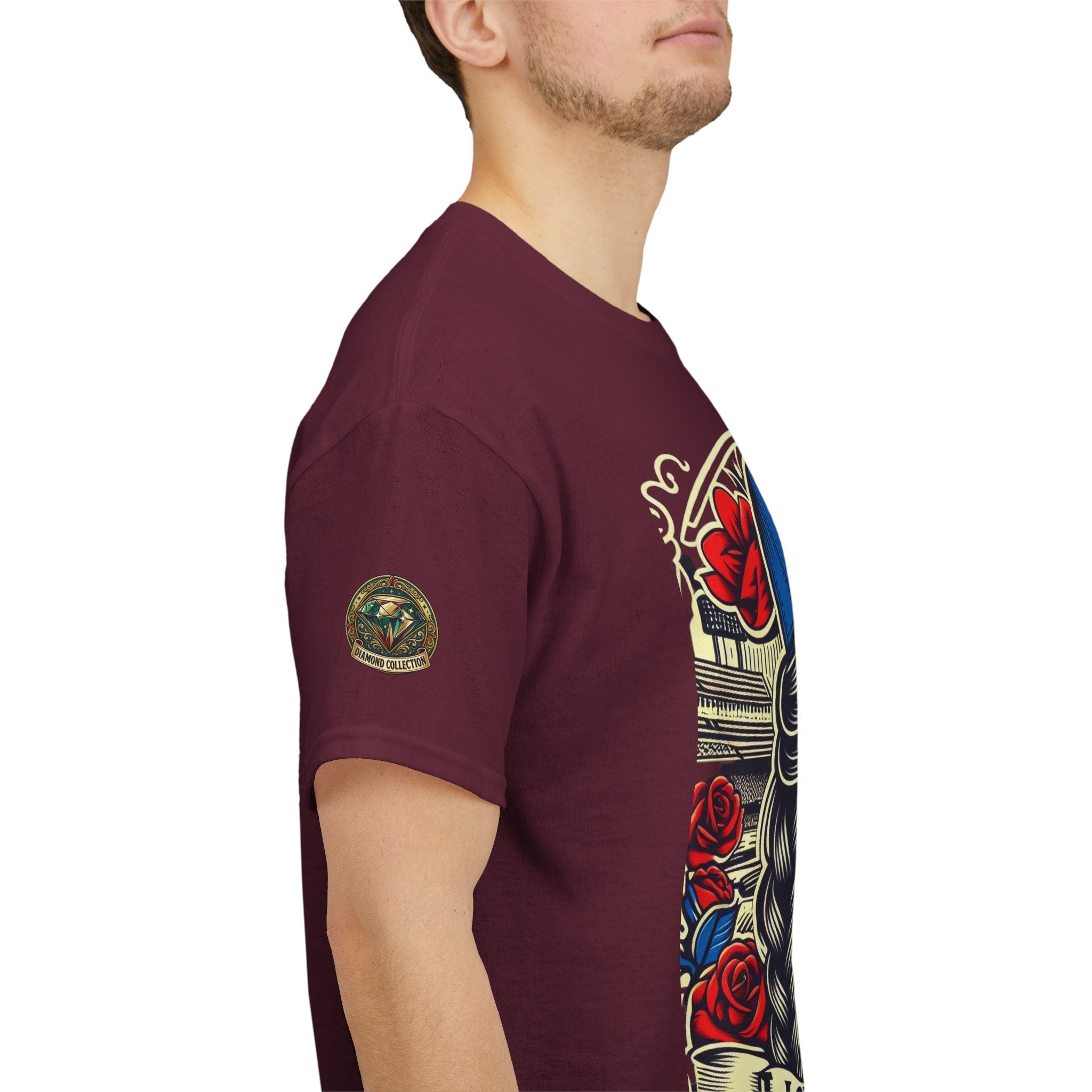 La Reina de L.A.- I Love L.A. Day of the Dead Baseball Shirt