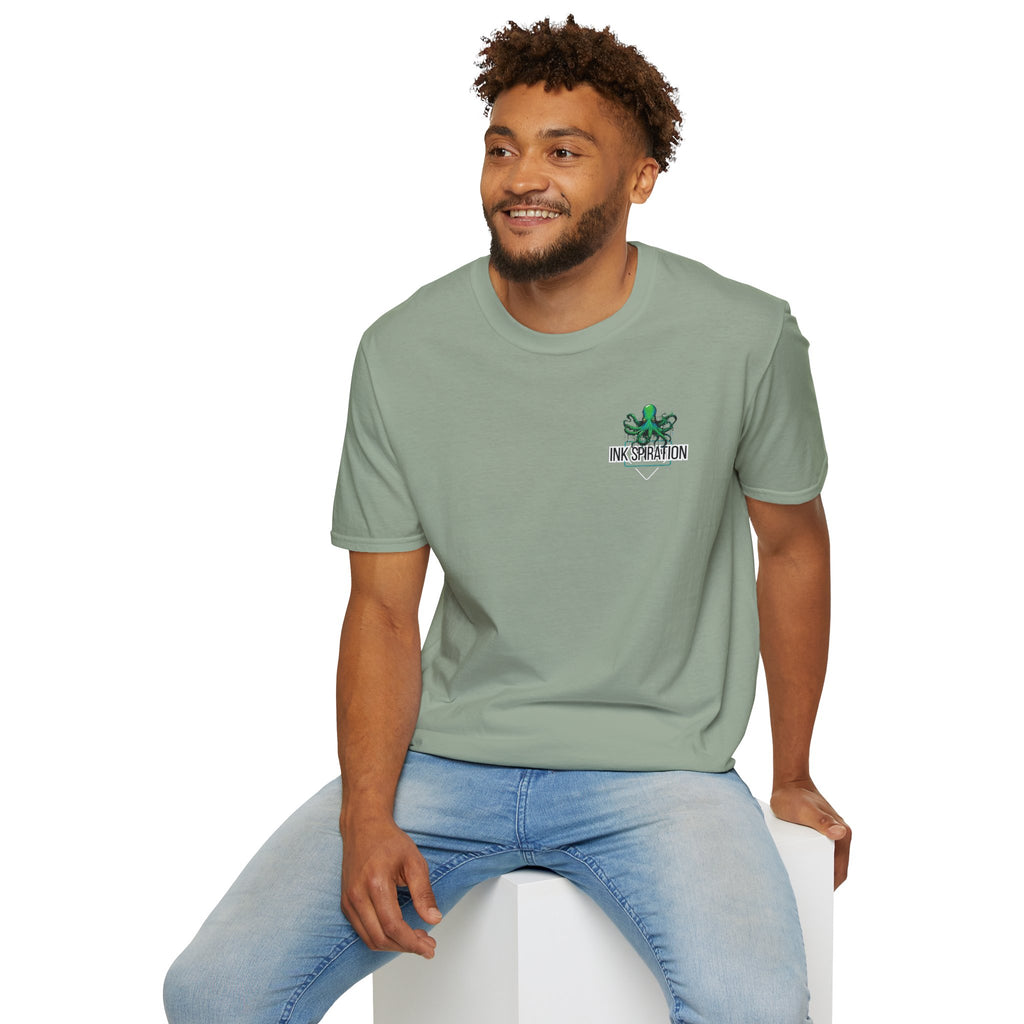 Inkspiration T-Shirt — Small Chest Logo, Artist & Tattoo Lover Tee