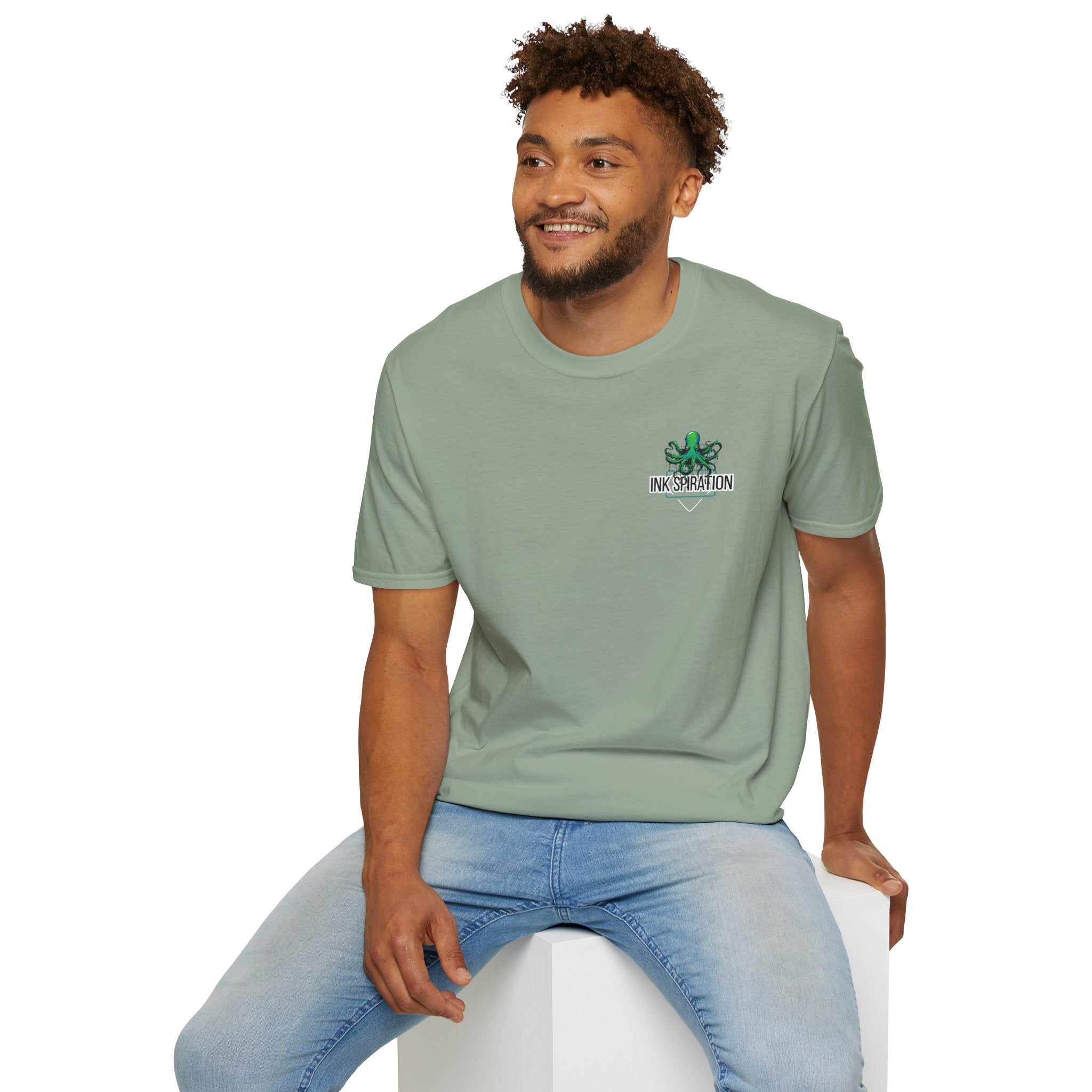 Inkspiration T-Shirt — Small Chest Logo, Artist & Tattoo Lover Tee