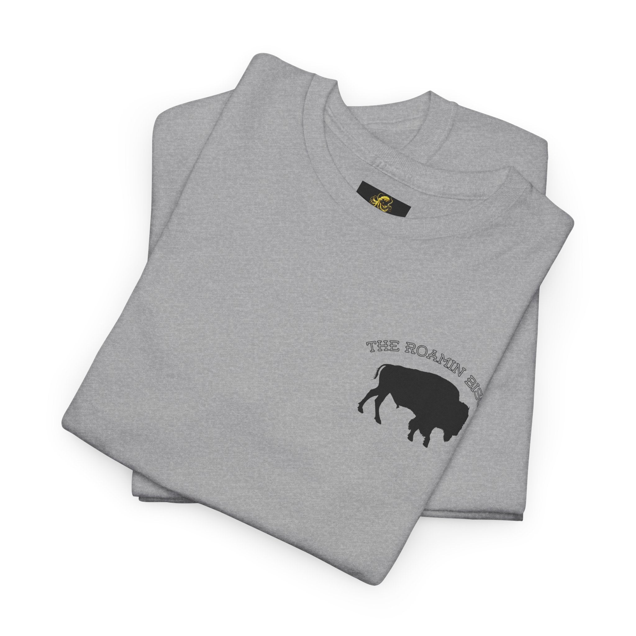 Roamin' Bison Graphic Tee — Vintage Western Bison Shirt