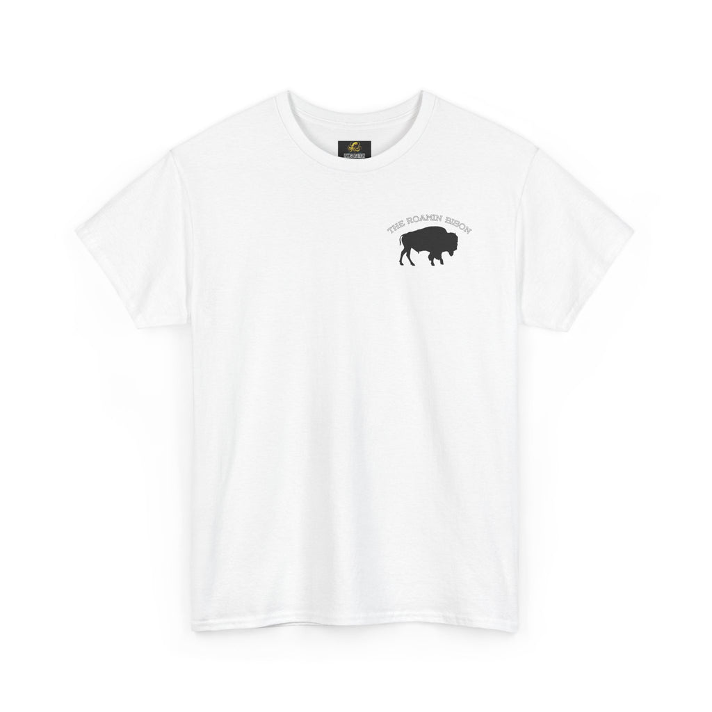 Roamin' Bison Graphic Tee — Vintage Western Bison Shirt