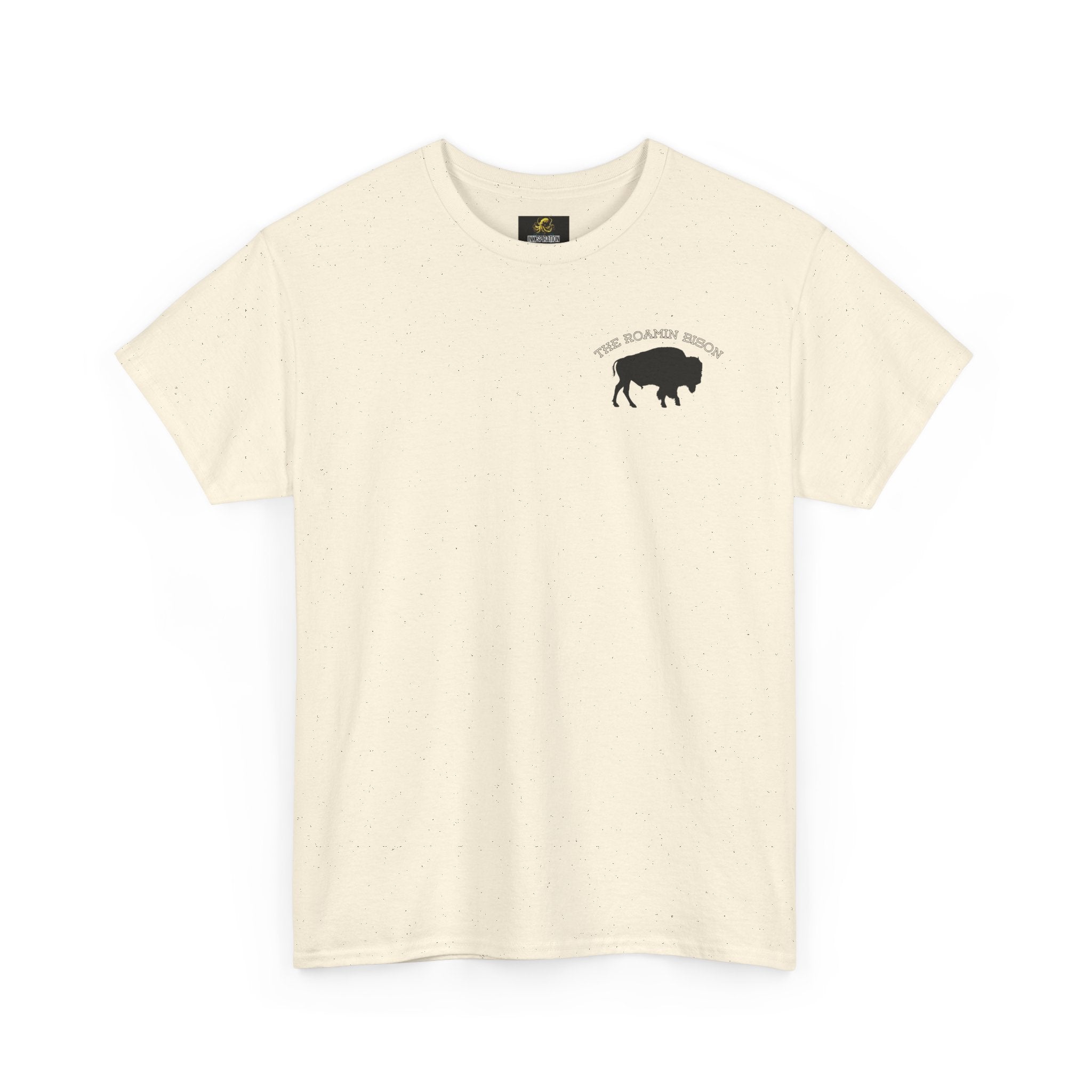 Roamin' Bison Graphic Tee — Vintage Western Bison Shirt