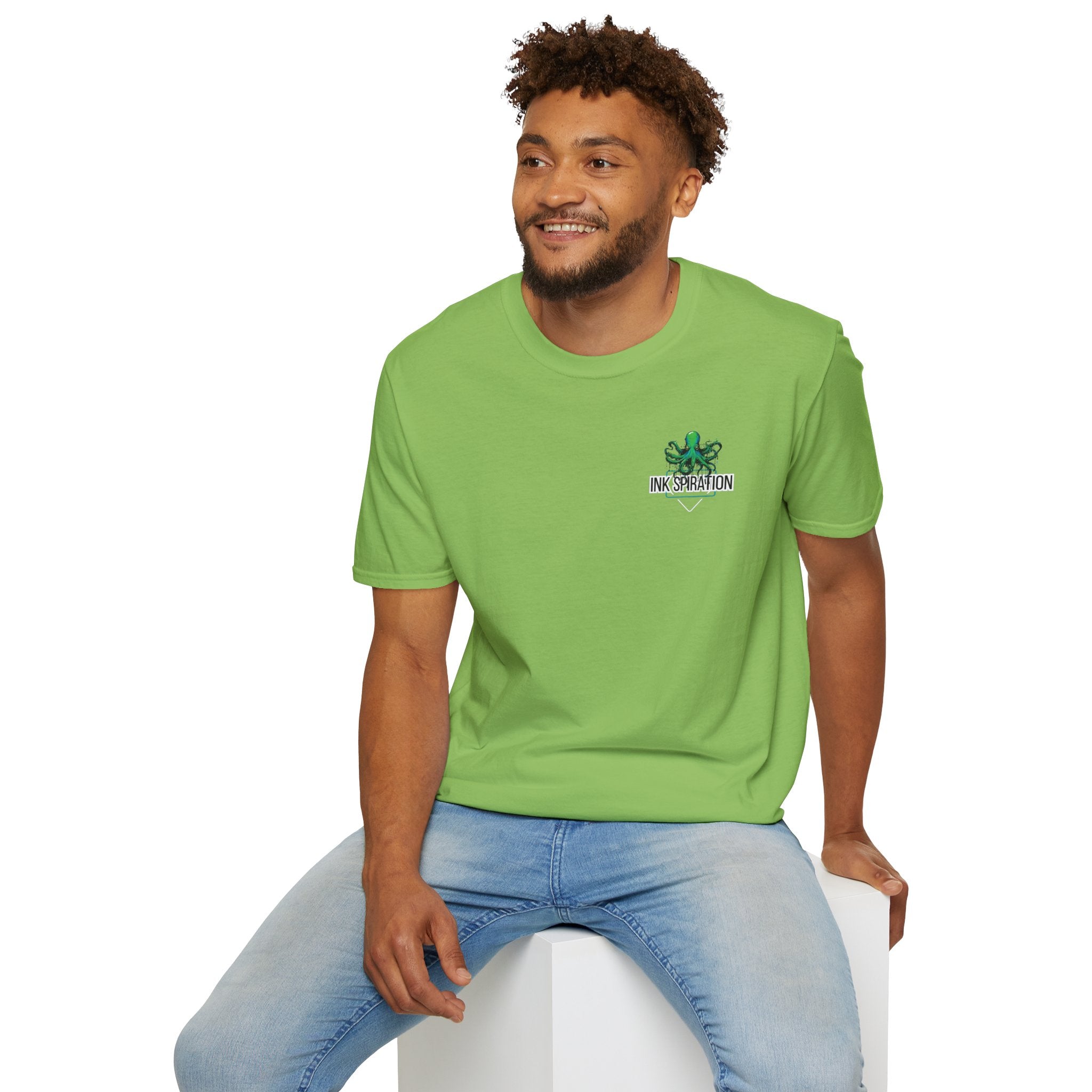 Inkspiration T-Shirt — Small Chest Logo, Artist & Tattoo Lover Tee