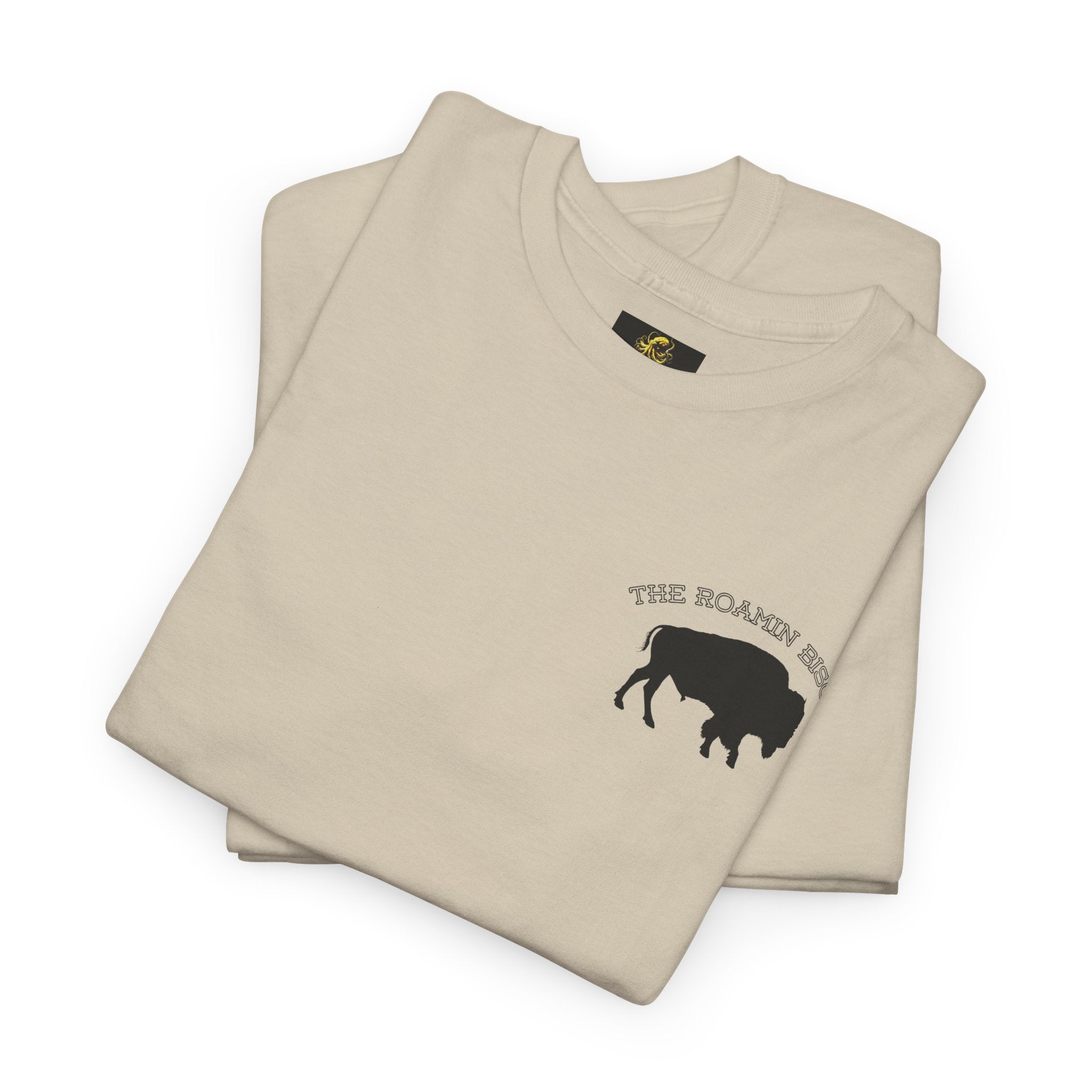 Roamin' Bison Graphic Tee — Vintage Western Bison Shirt
