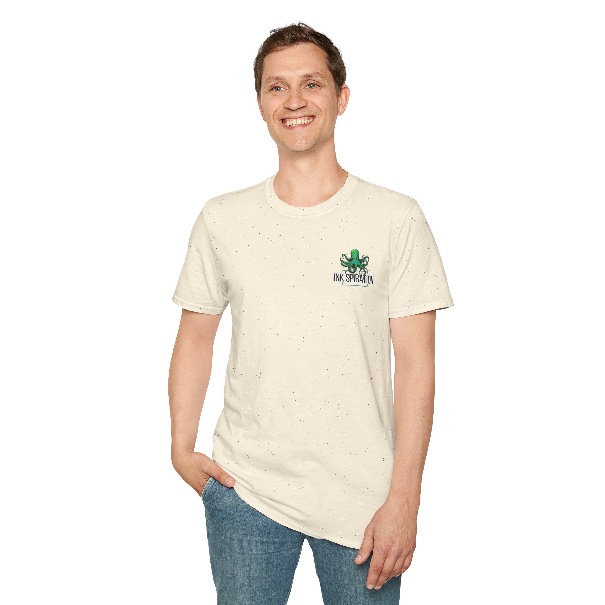 Inkspiration T-Shirt — Small Chest Logo, Artist & Tattoo Lover Tee