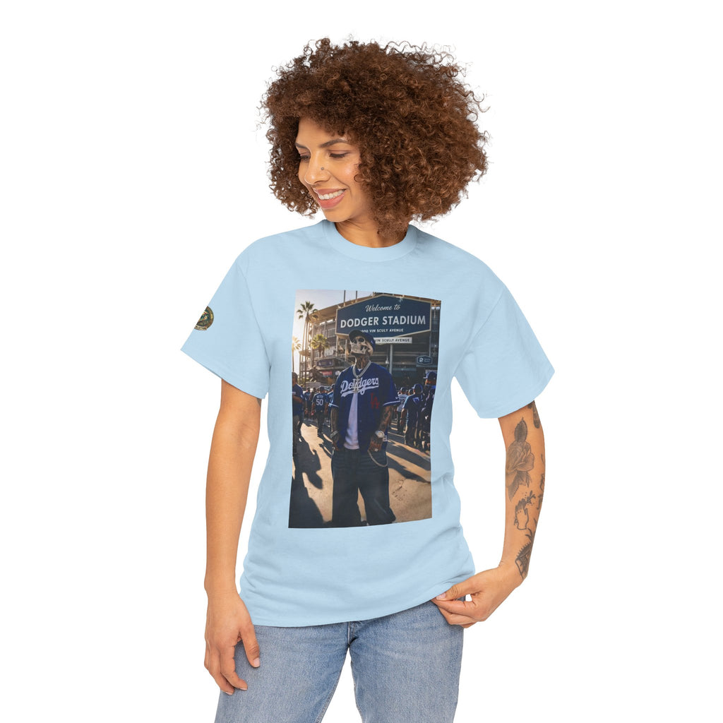 Dodger Stadium Photo Tee — Los Angeles Dodgers Fan T‑Shirt