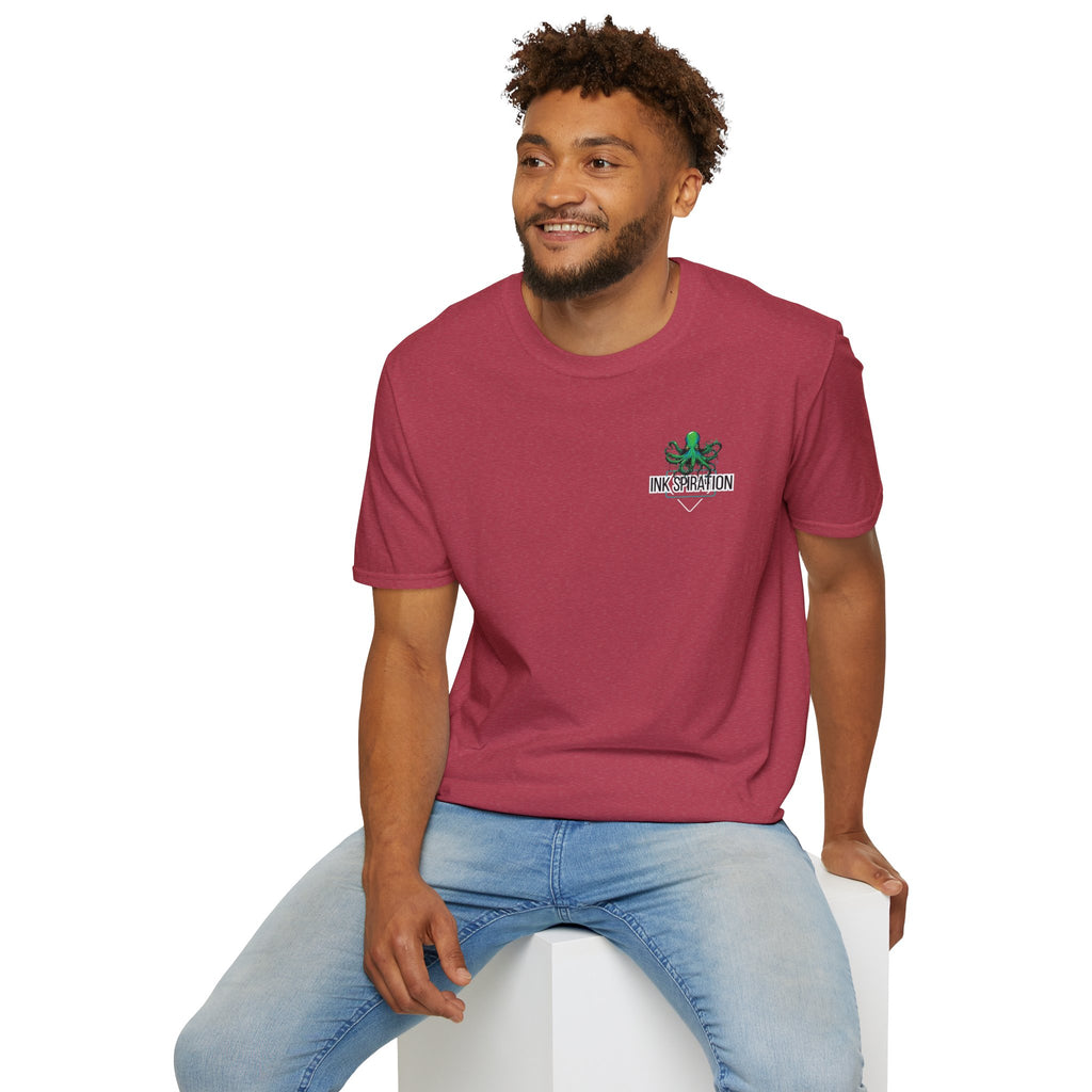 Inkspiration T-Shirt — Small Chest Logo, Artist & Tattoo Lover Tee