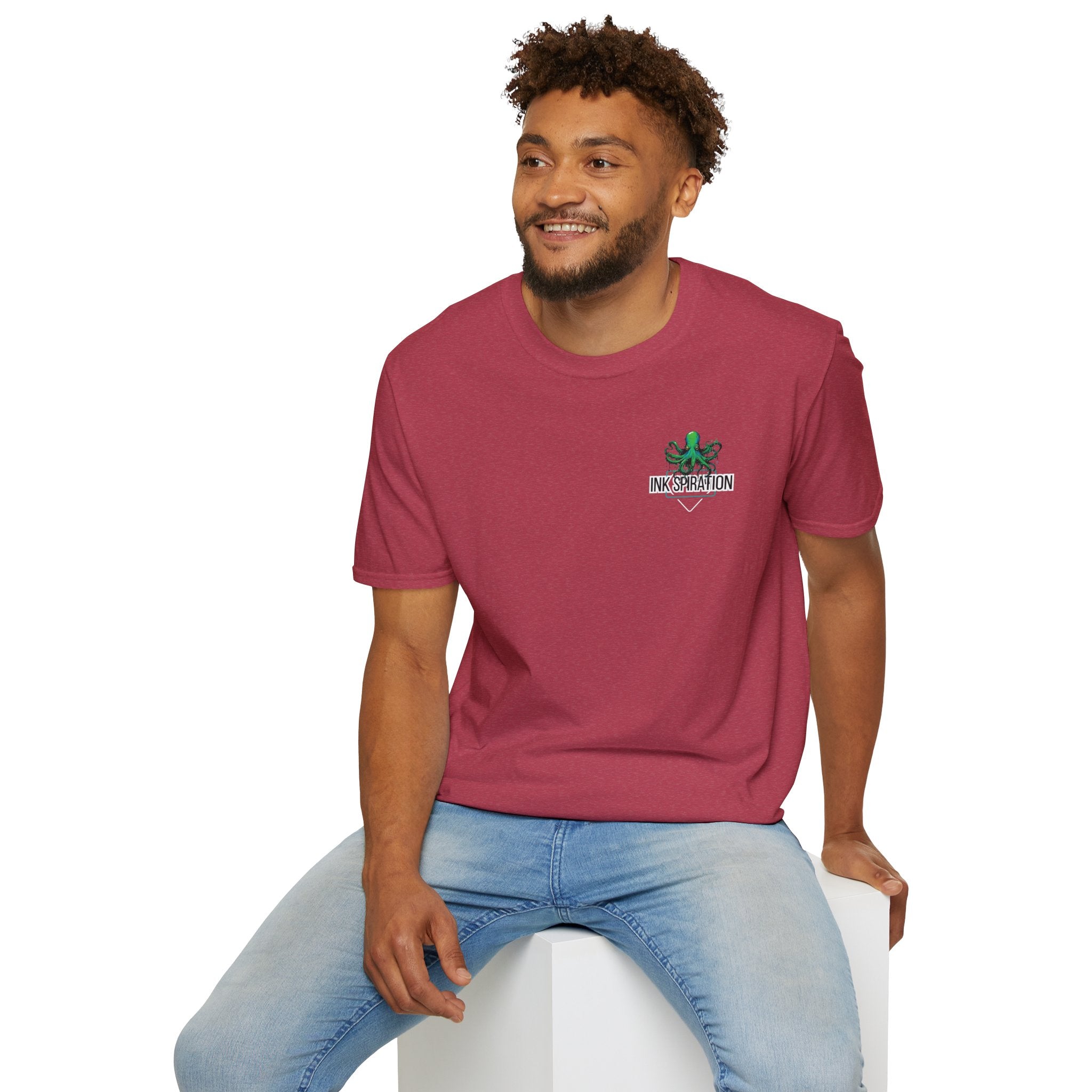 Inkspiration T-Shirt — Small Chest Logo, Artist & Tattoo Lover Tee