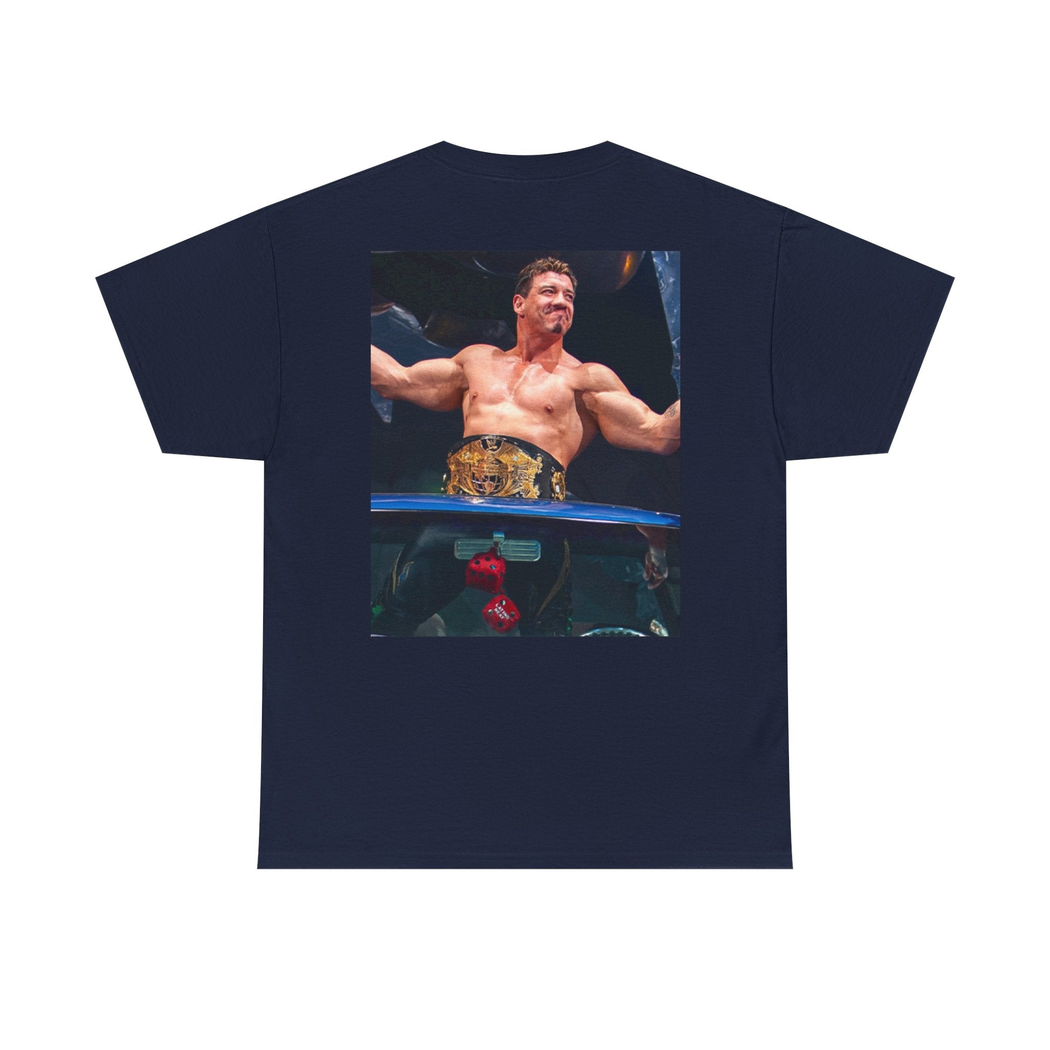 Latino Heat Championship Tee — Vintage Wrestler Photo Graphic T-Shirt
