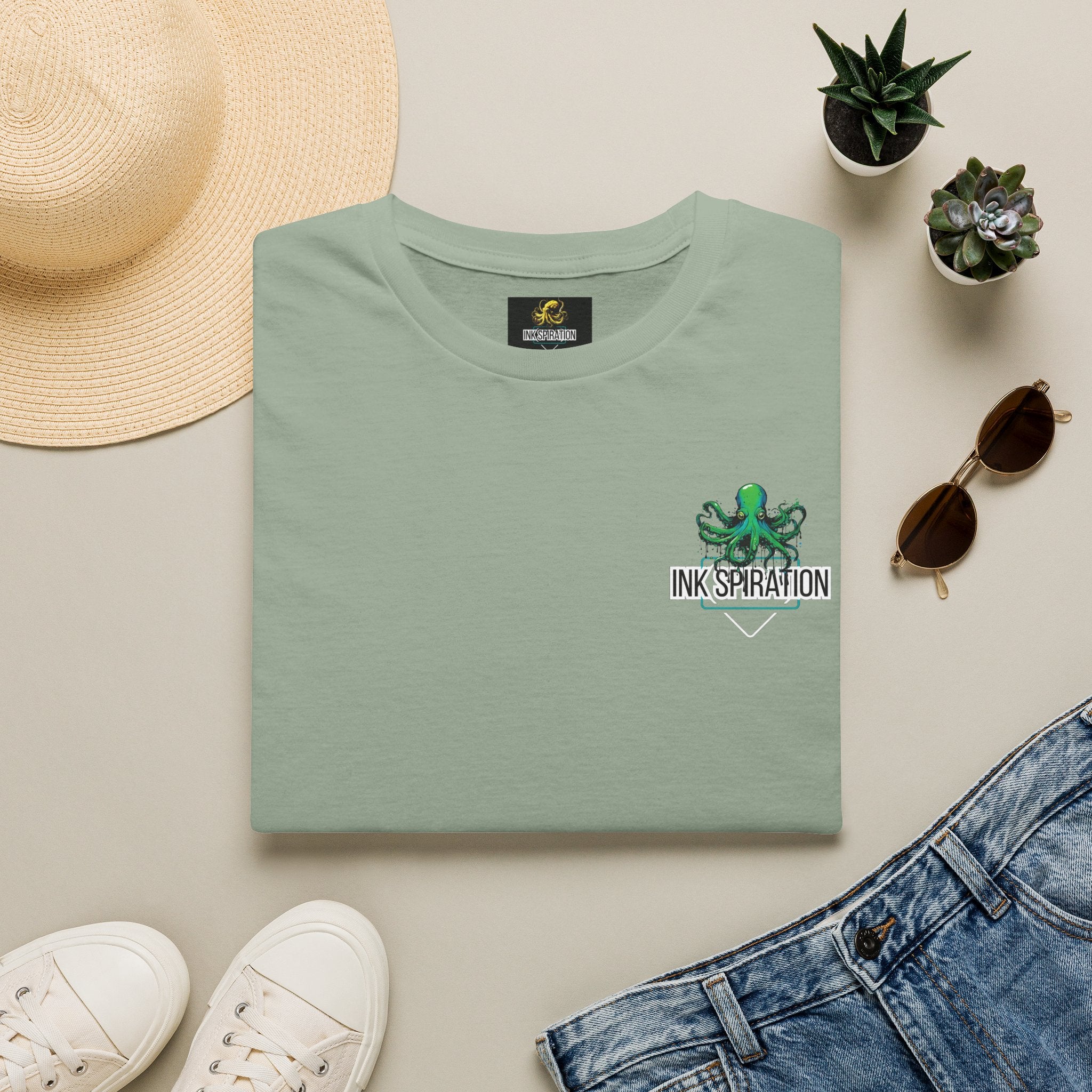 Inkspiration T-Shirt — Small Chest Logo, Artist & Tattoo Lover Tee