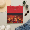DumbAss Bass Clown Cityscape T-Shirt — Horror Carnival Graphic Tee