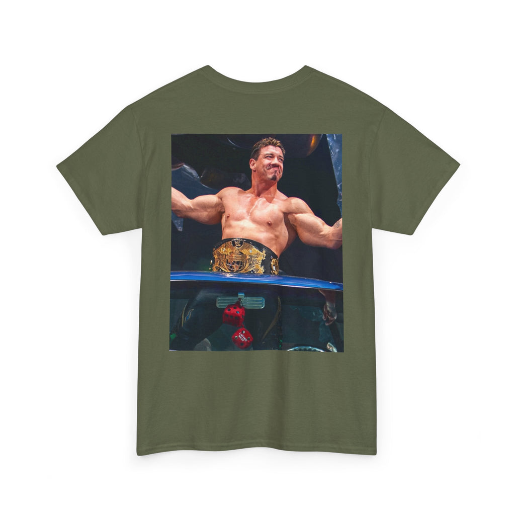 Latino Heat Championship Tee — Vintage Wrestler Photo Graphic T-Shirt
