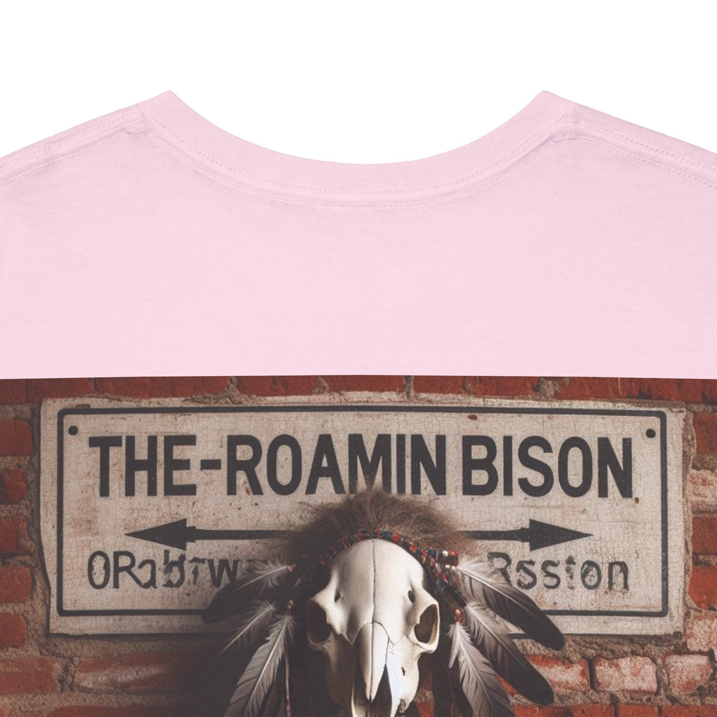 Roamin' Bison Graphic Tee — Vintage Western Bison Shirt