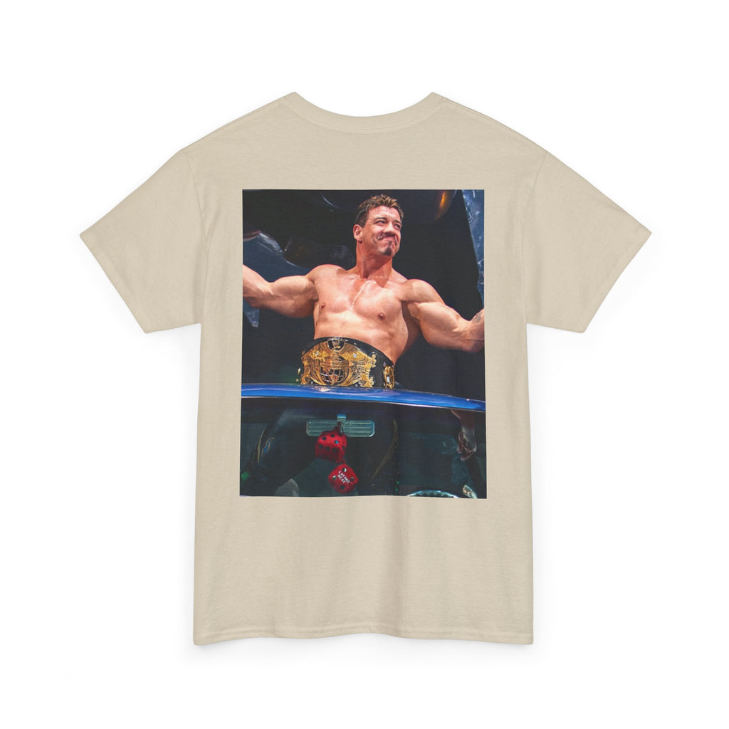 Latino Heat Championship Tee — Vintage Wrestler Photo Graphic T-Shirt