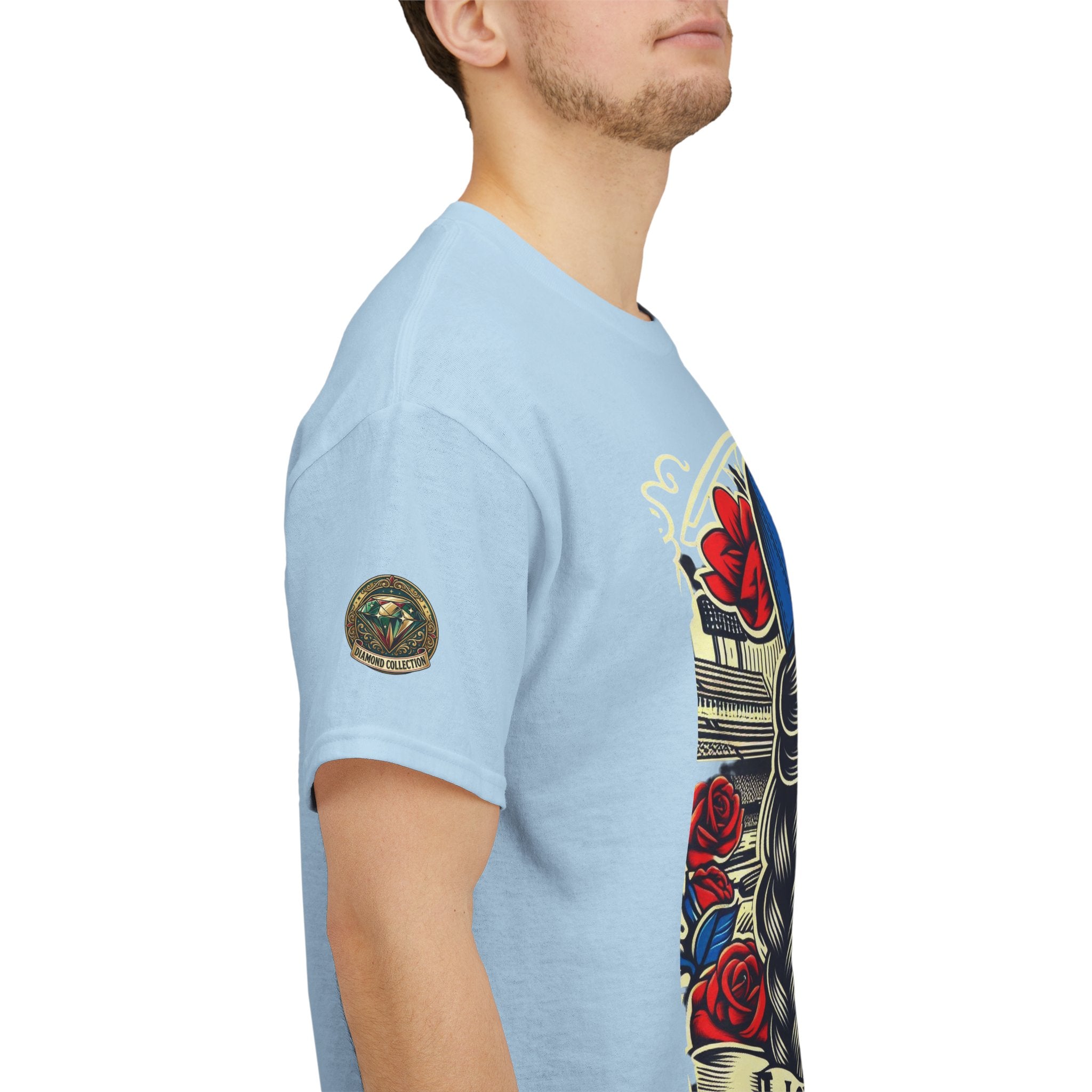 La Reina de L.A.- I Love L.A. Day of the Dead Baseball Shirt