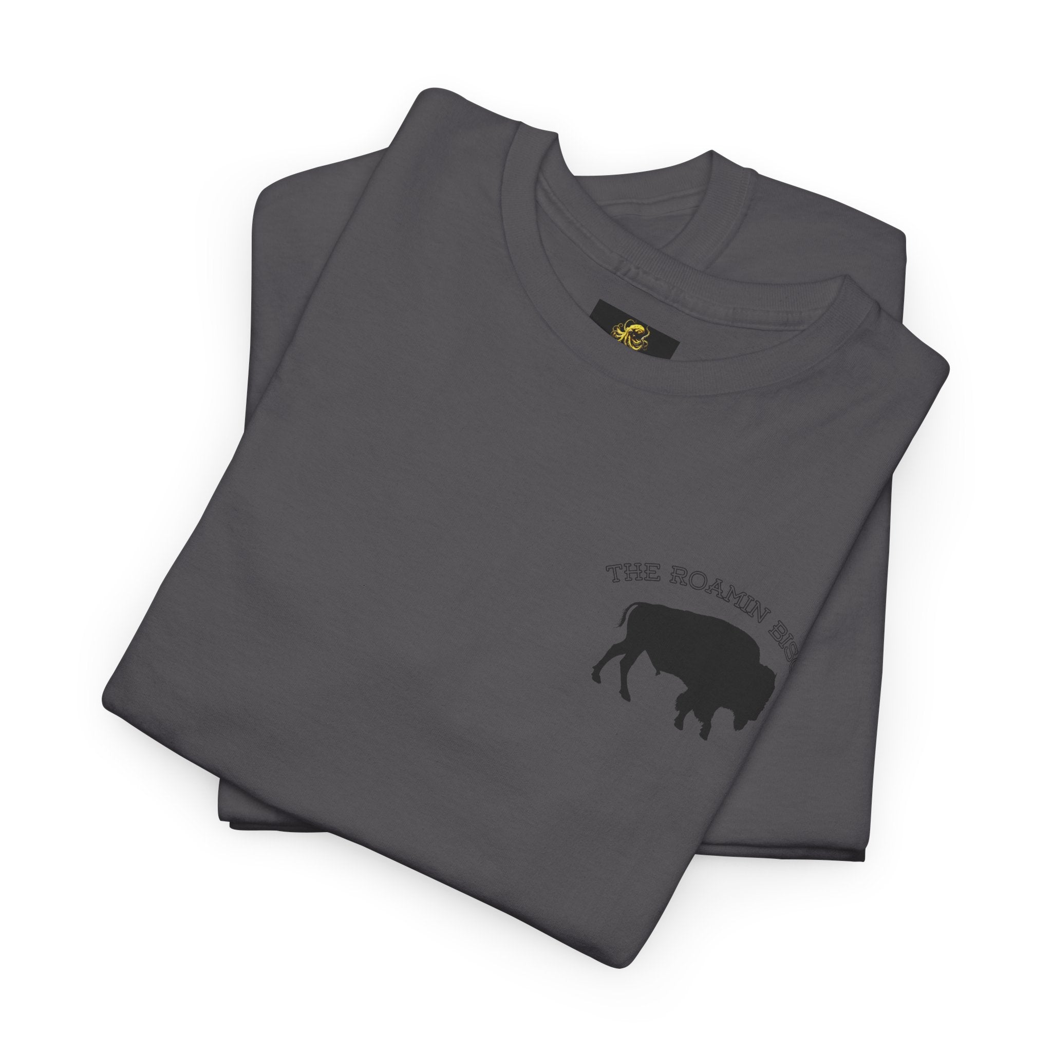Roamin' Bison Graphic Tee — Vintage Western Bison Shirt