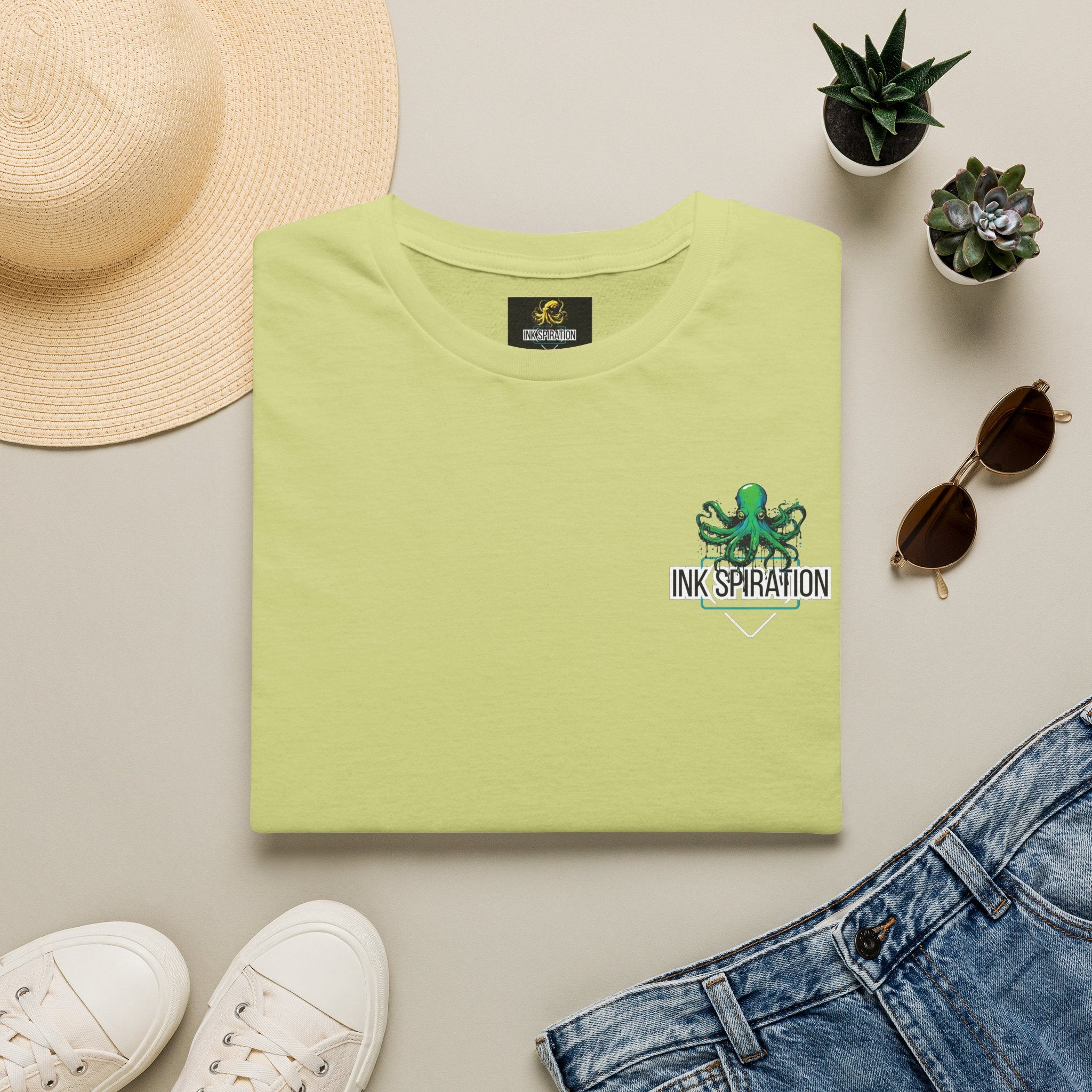 Inkspiration T-Shirt — Small Chest Logo, Artist & Tattoo Lover Tee