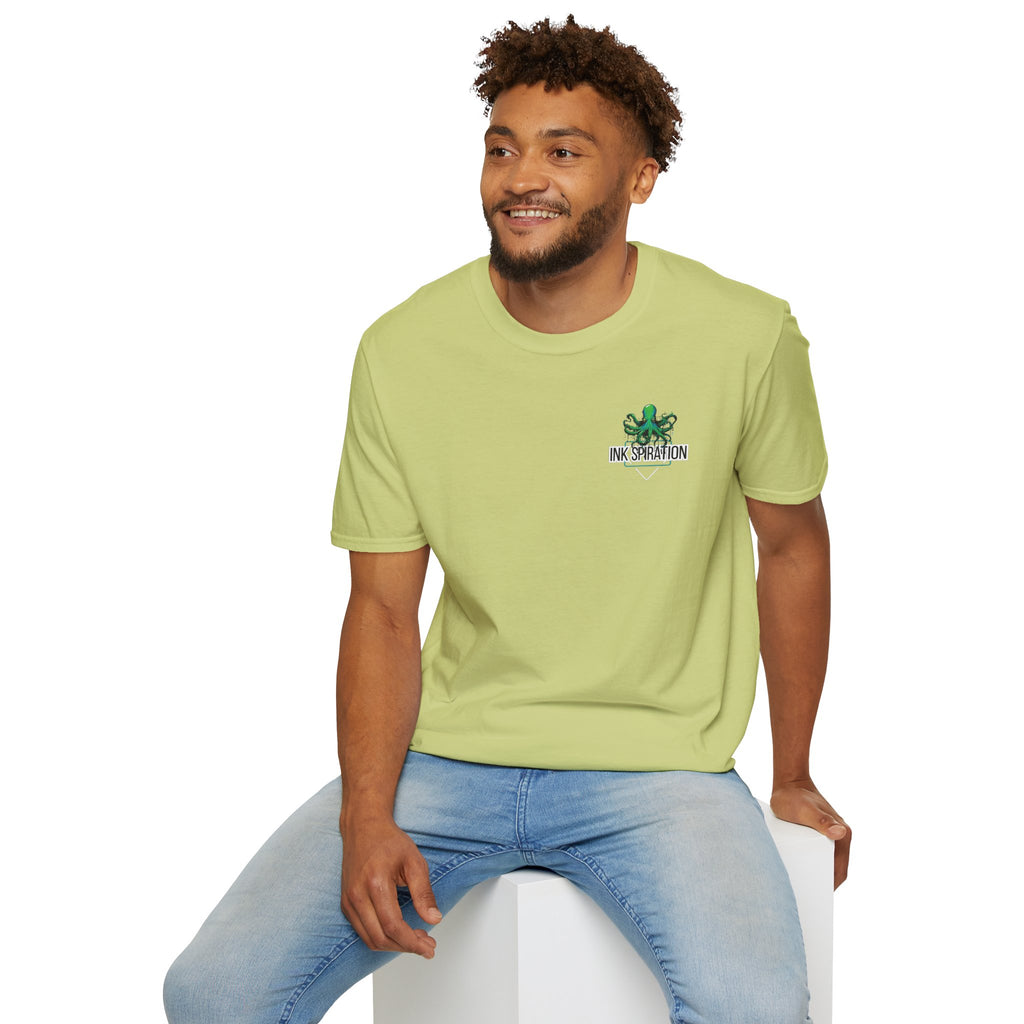 Inkspiration T-Shirt — Small Chest Logo, Artist & Tattoo Lover Tee