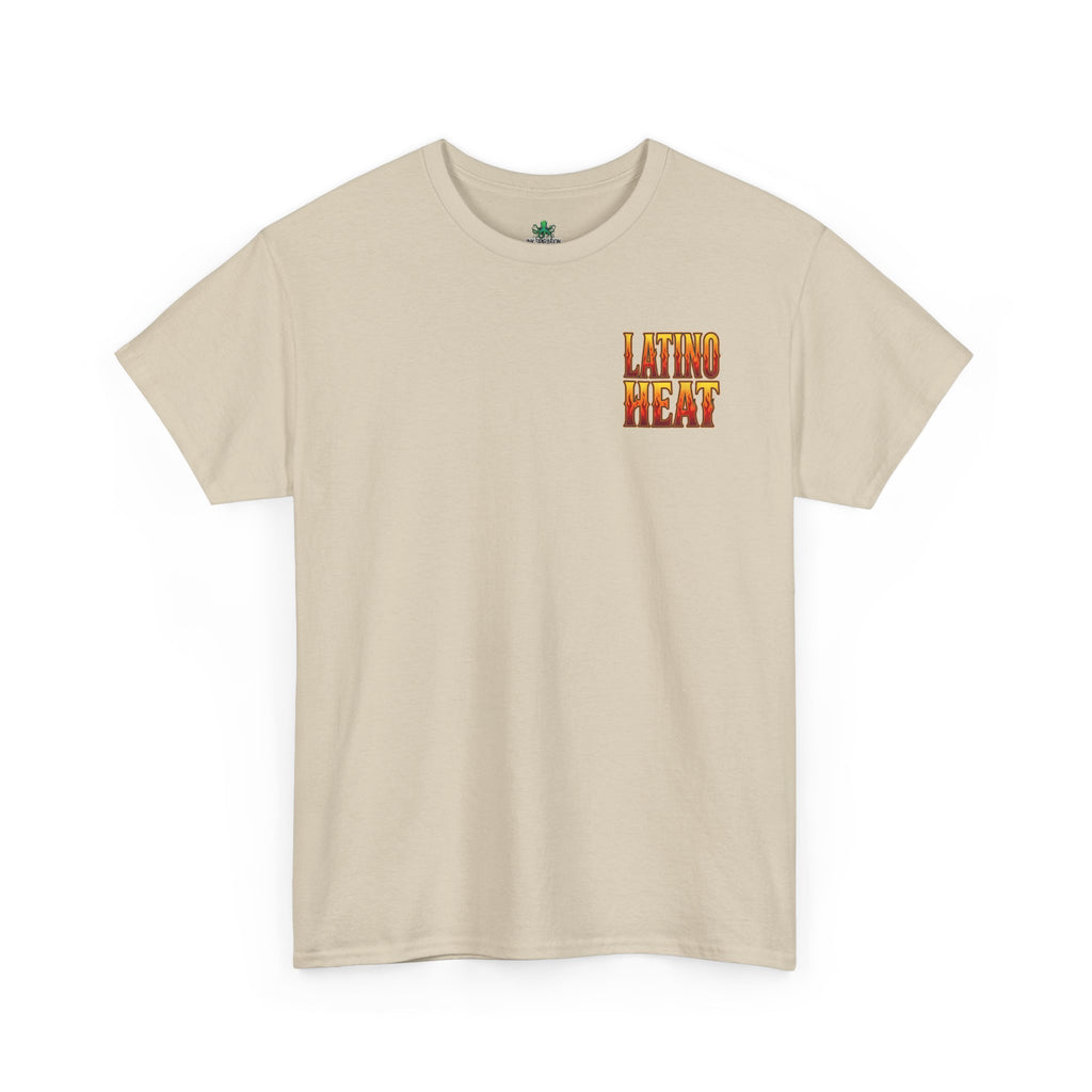Latino Heat Championship Tee — Vintage Wrestler Photo Graphic T-Shirt