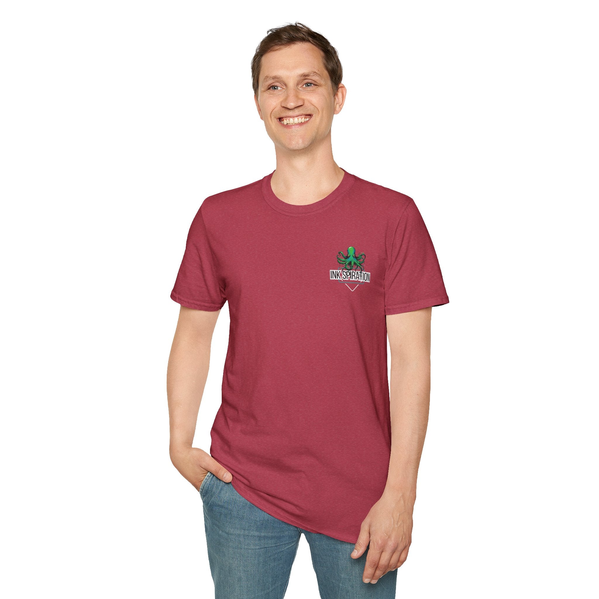 Inkspiration T-Shirt — Small Chest Logo, Artist & Tattoo Lover Tee