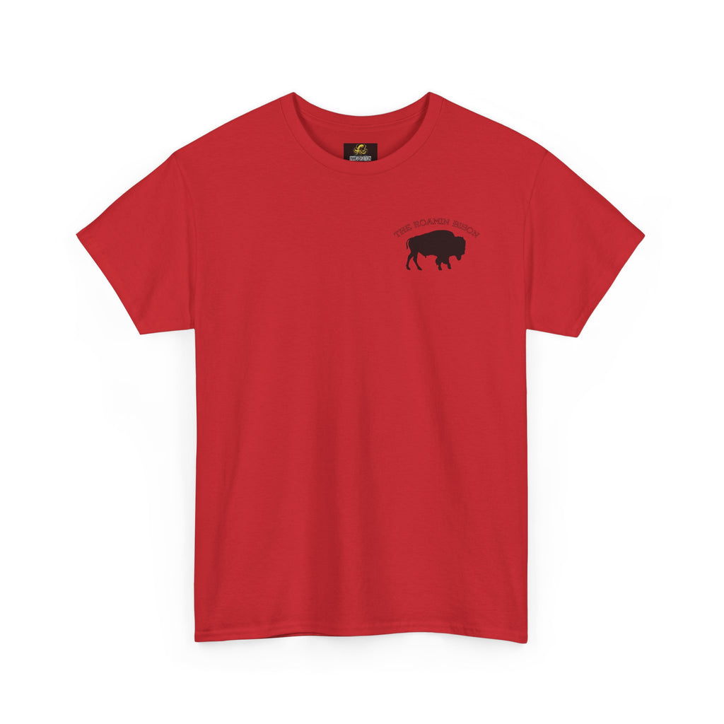 Roamin' Bison Graphic Tee — Vintage Western Bison Shirt