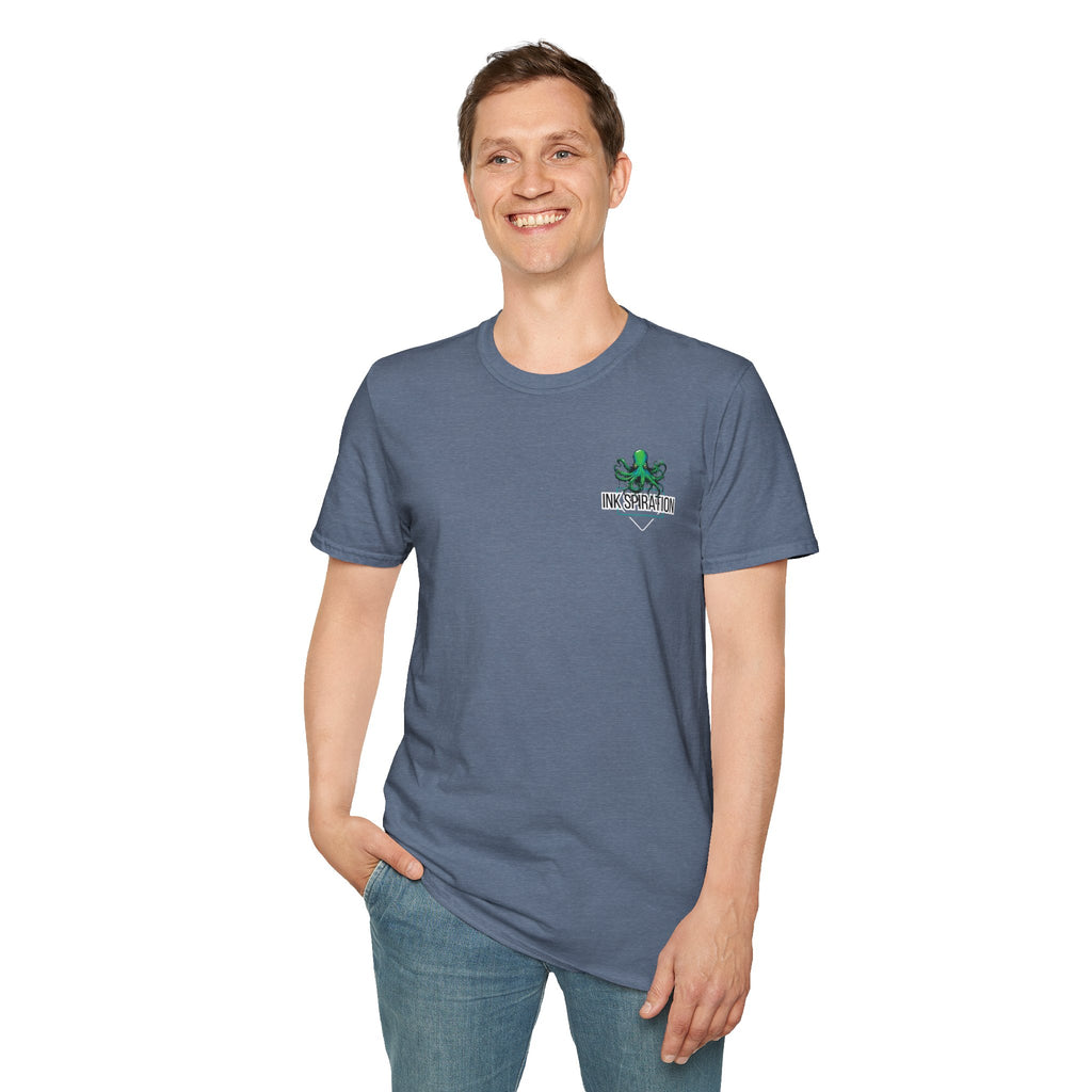 Inkspiration T-Shirt — Small Chest Logo, Artist & Tattoo Lover Tee