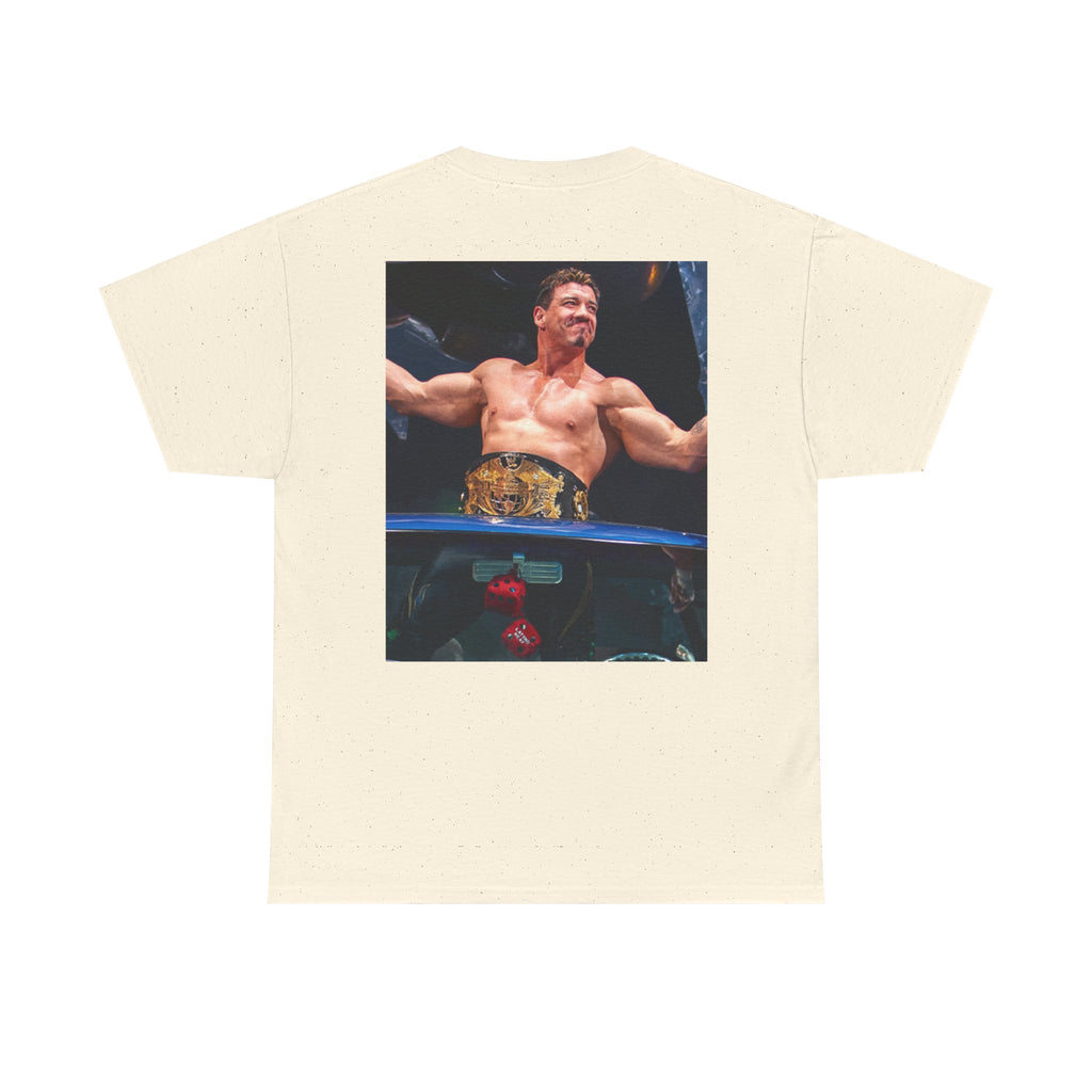 Latino Heat Championship Tee — Vintage Wrestler Photo Graphic T-Shirt