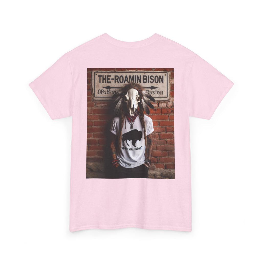 Roamin' Bison Graphic Tee — Vintage Western Bison Shirt