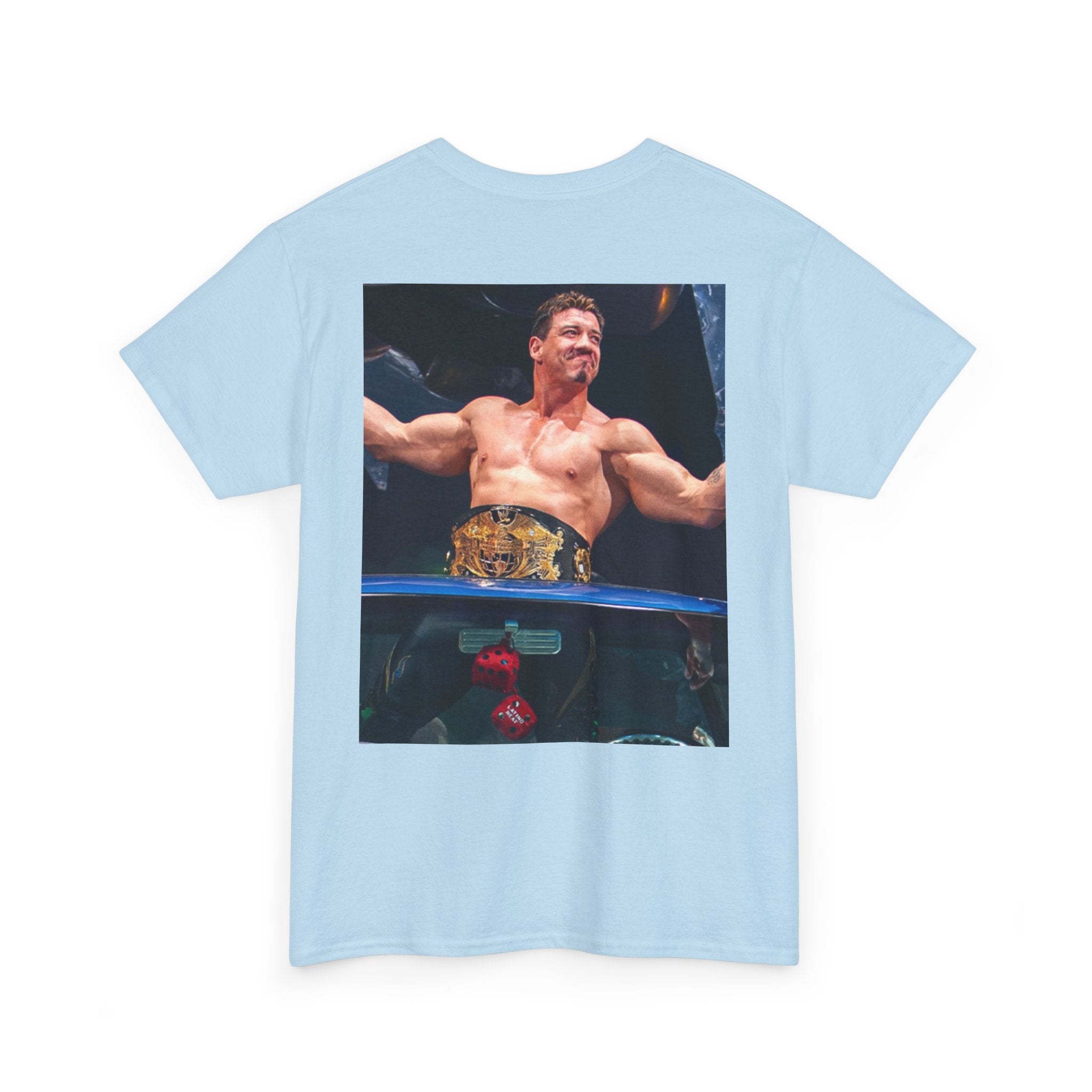 Latino Heat Championship Tee — Vintage Wrestler Photo Graphic T-Shirt