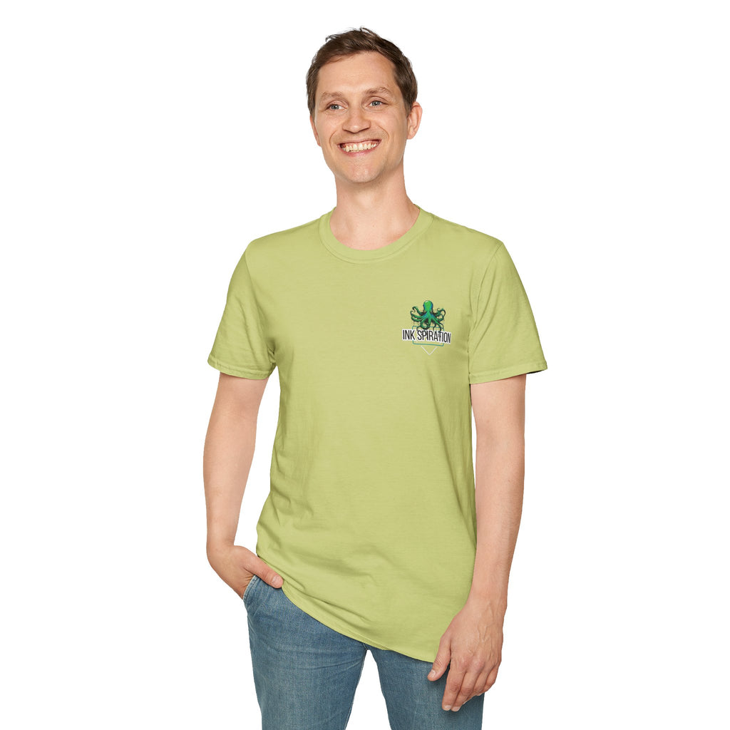 Inkspiration T-Shirt — Small Chest Logo, Artist & Tattoo Lover Tee