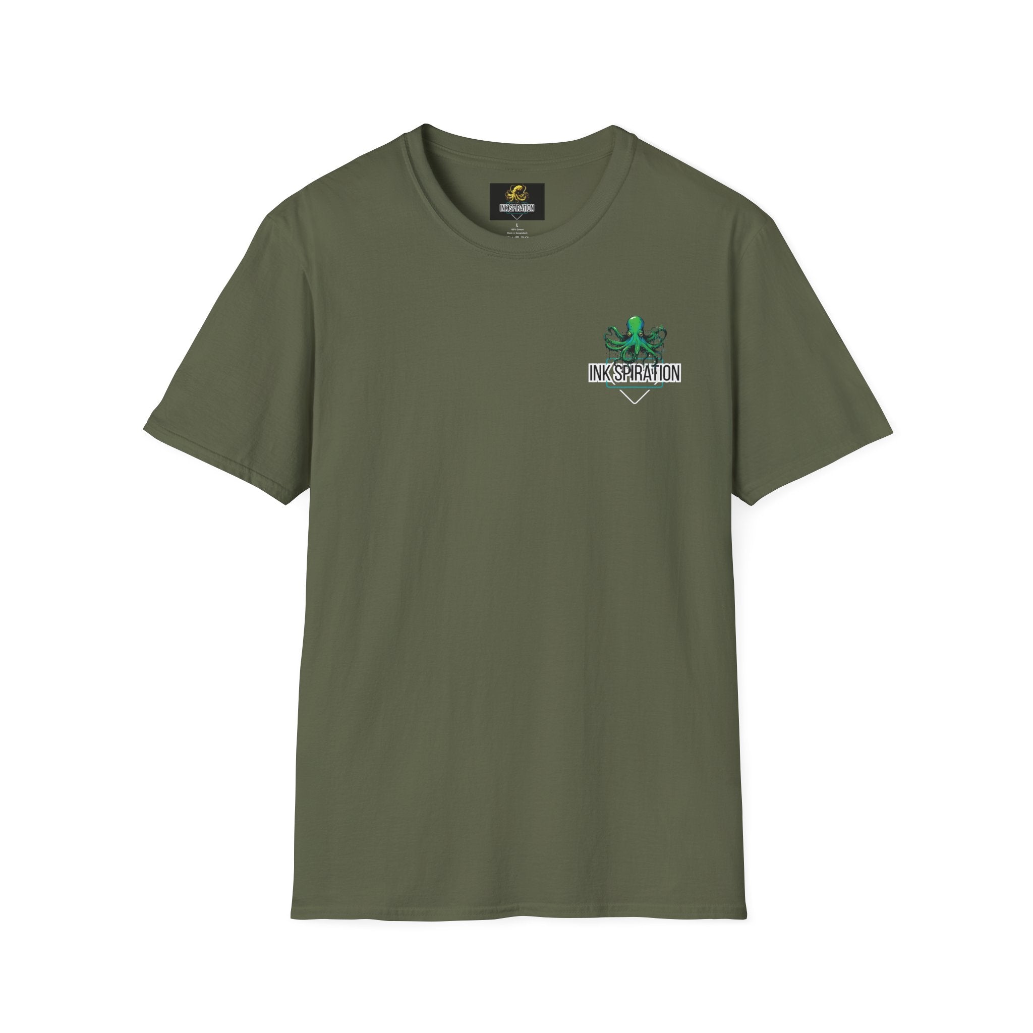 Inkspiration T-Shirt — Small Chest Logo, Artist & Tattoo Lover Tee