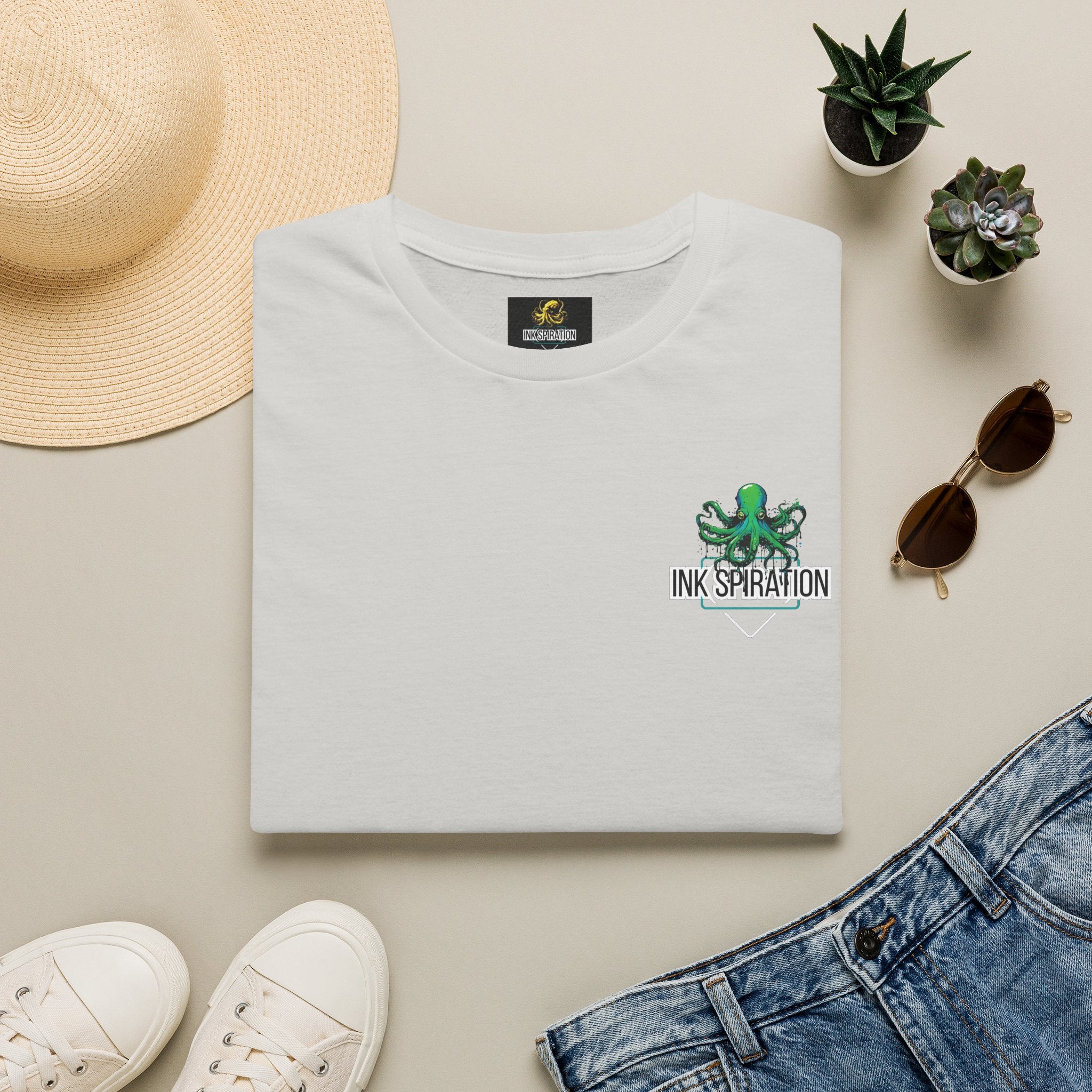 Inkspiration T-Shirt — Small Chest Logo, Artist & Tattoo Lover Tee