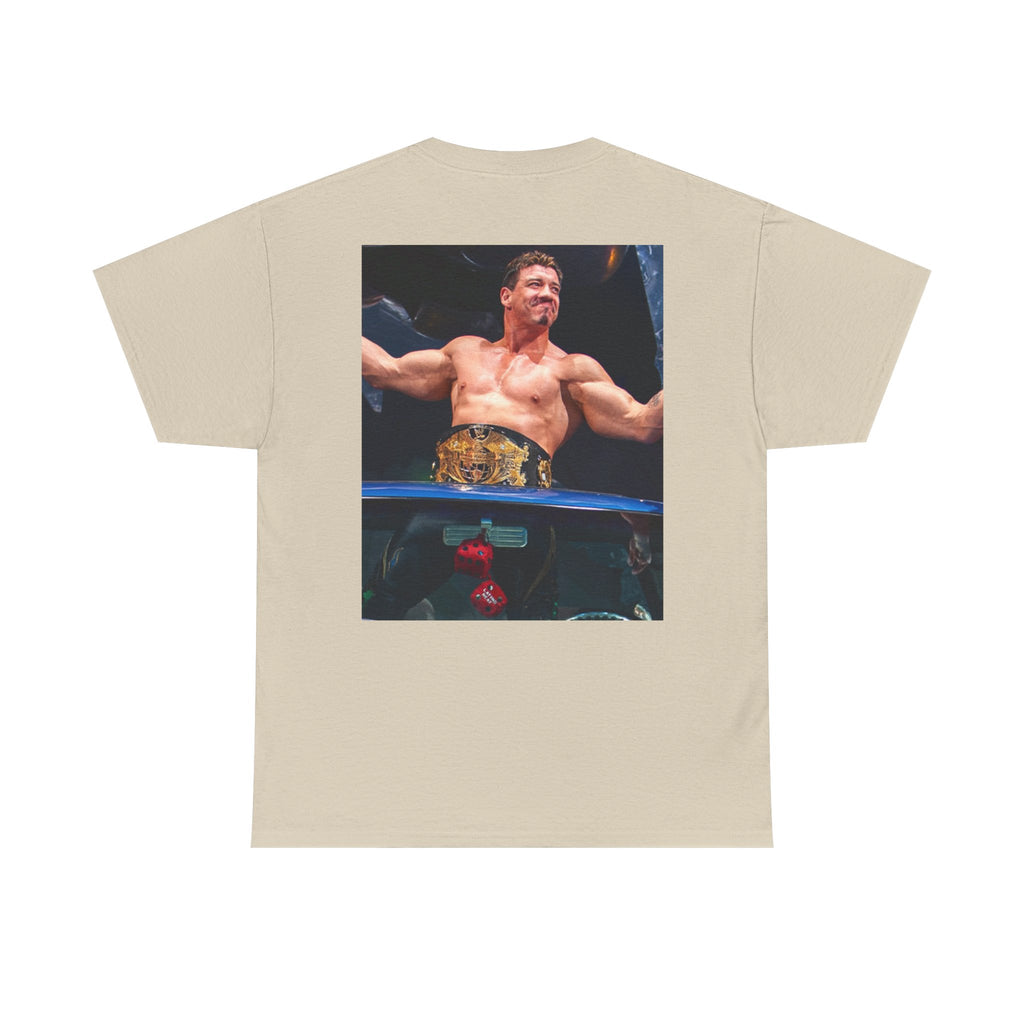 Latino Heat Championship Tee — Vintage Wrestler Photo Graphic T-Shirt