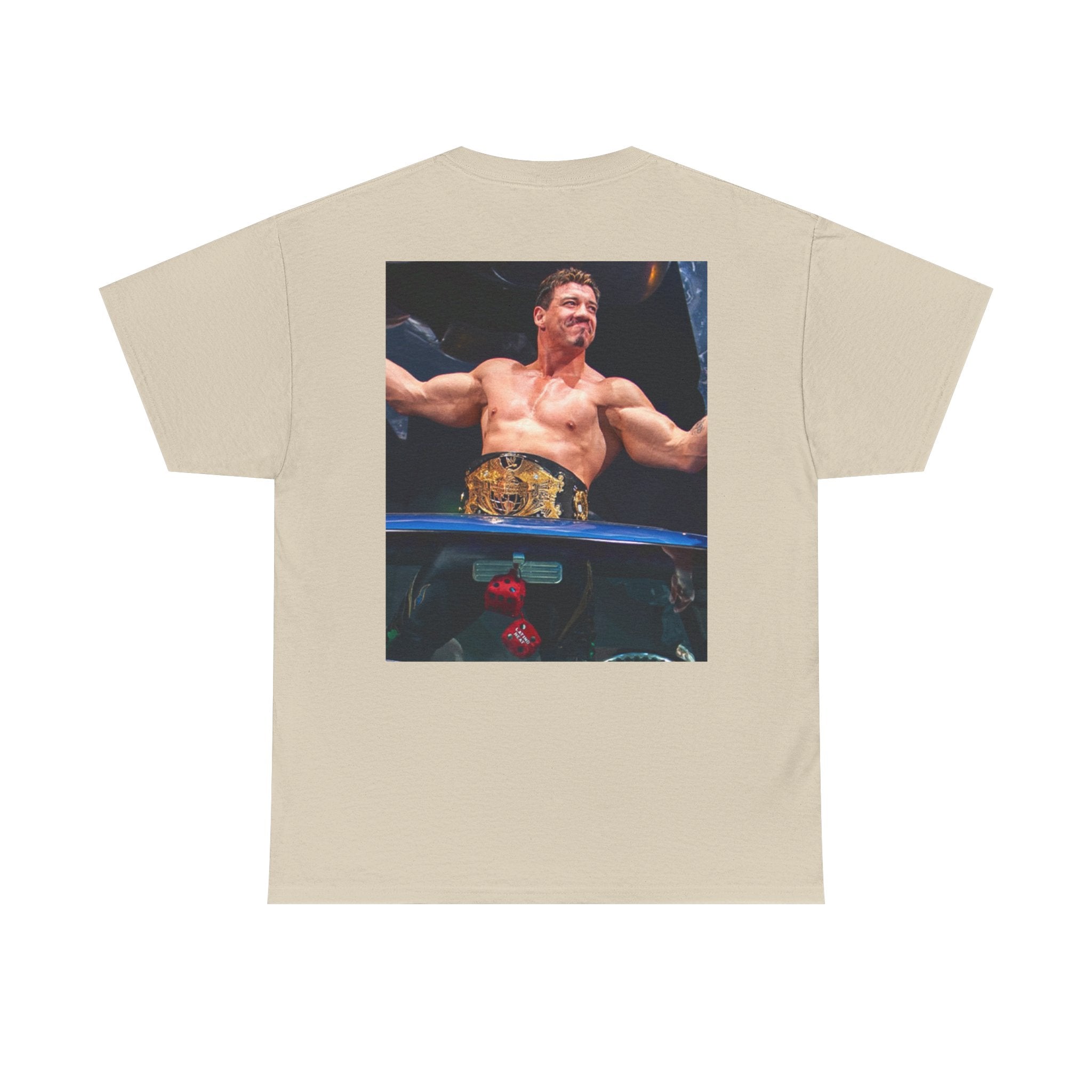 Latino Heat Championship Tee — Vintage Wrestler Photo Graphic T-Shirt