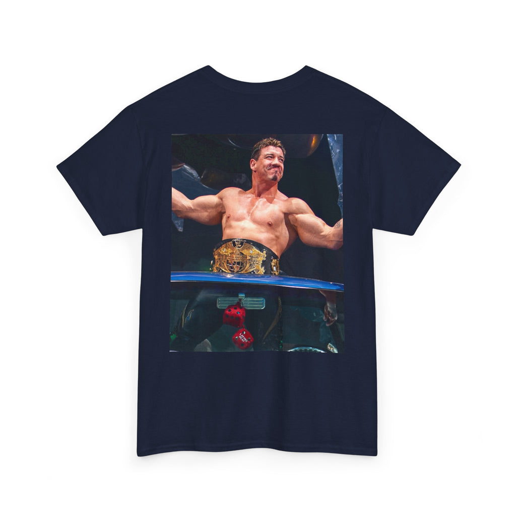 Latino Heat Championship Tee — Vintage Wrestler Photo Graphic T-Shirt