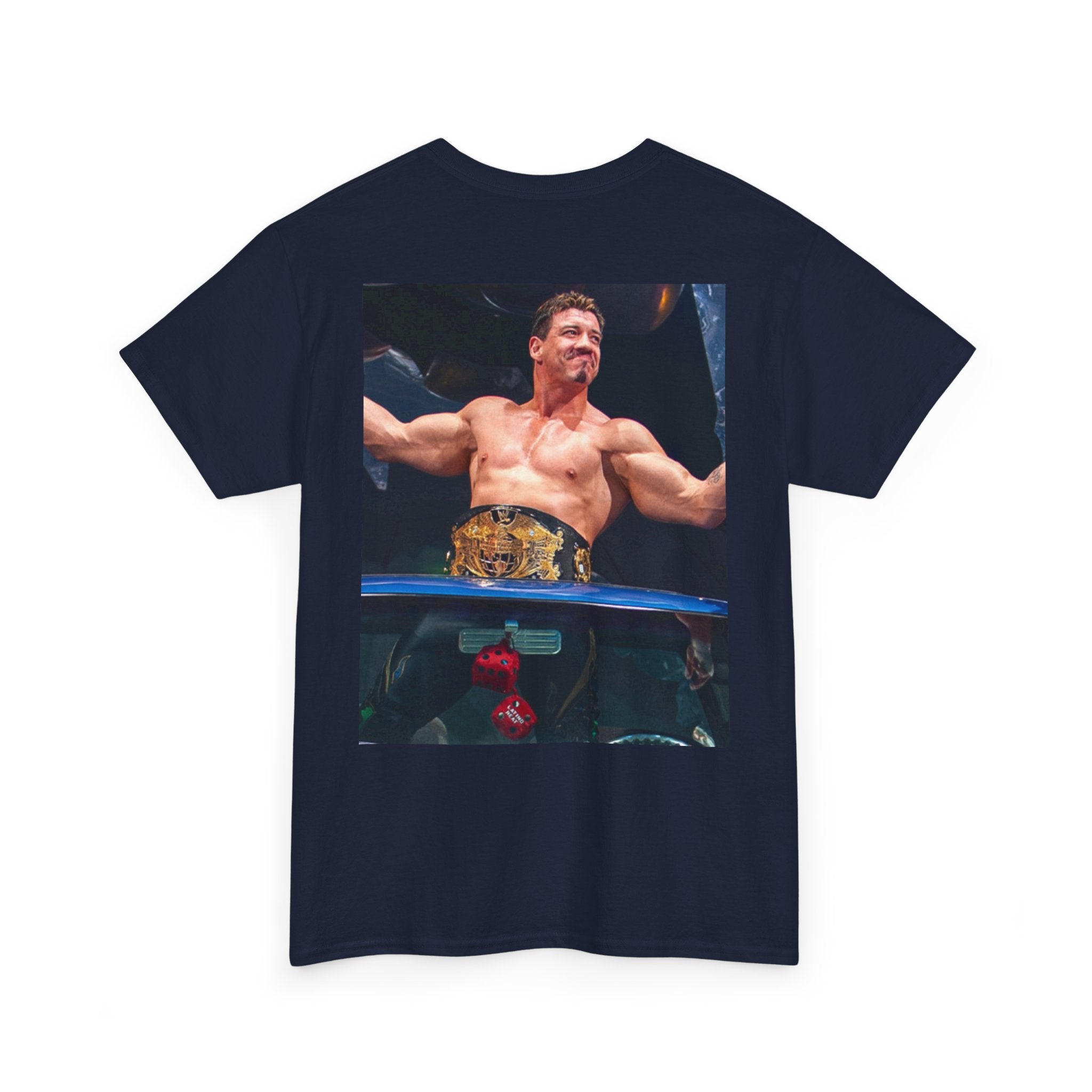 Latino Heat Championship Tee — Vintage Wrestler Photo Graphic T-Shirt