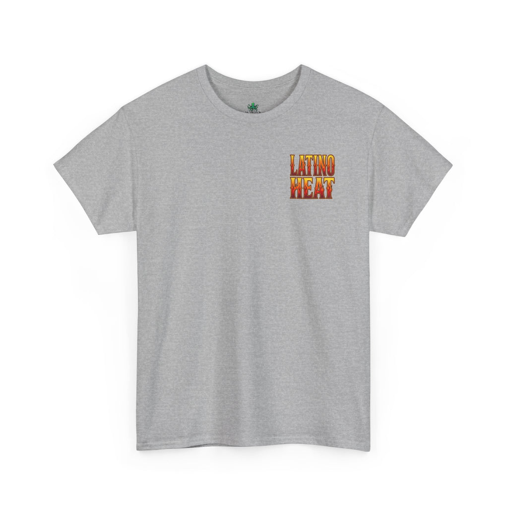Latino Heat Championship Tee — Vintage Wrestler Photo Graphic T-Shirt