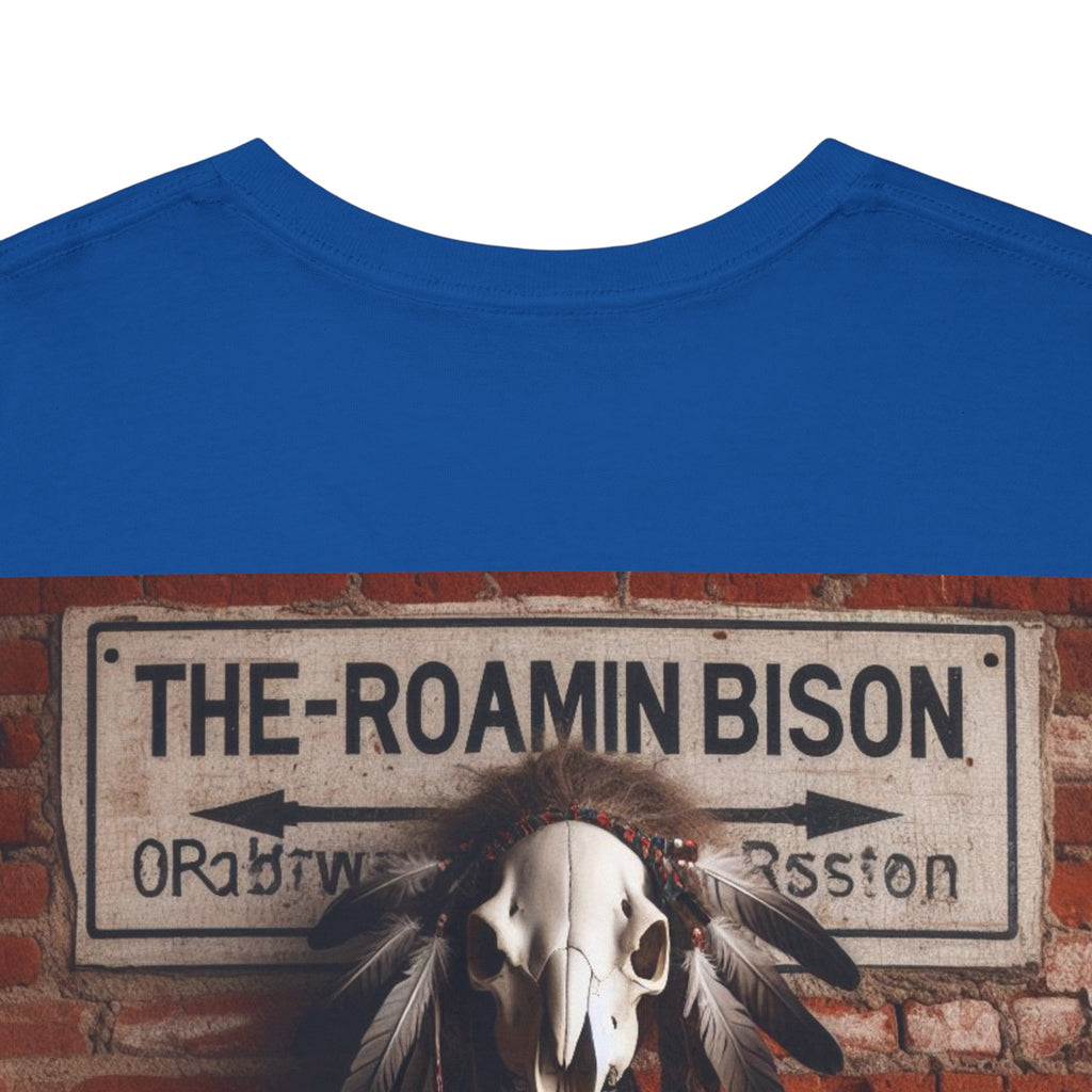 Roamin' Bison Graphic Tee — Vintage Western Bison Shirt
