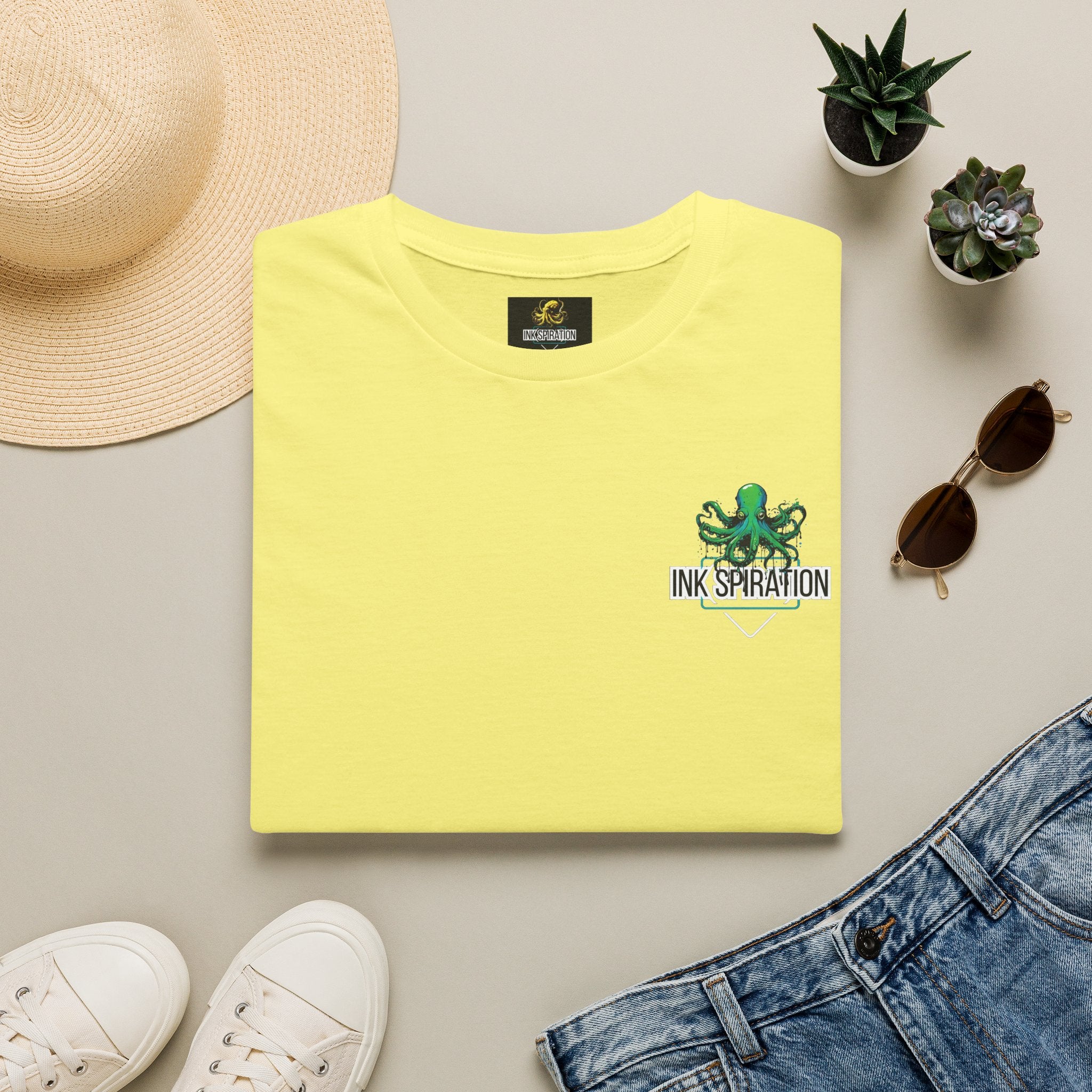 Inkspiration T-Shirt — Small Chest Logo, Artist & Tattoo Lover Tee
