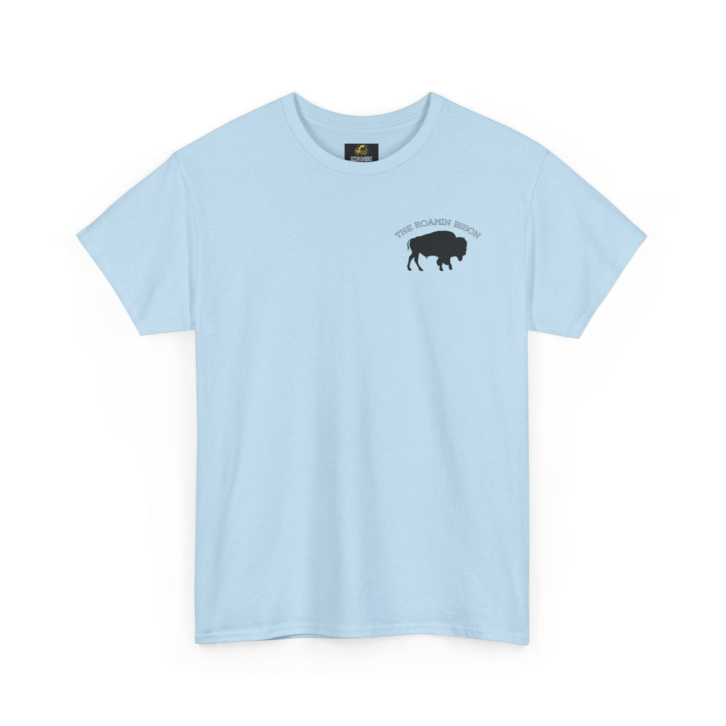 Roamin' Bison Graphic Tee — Vintage Western Bison Shirt
