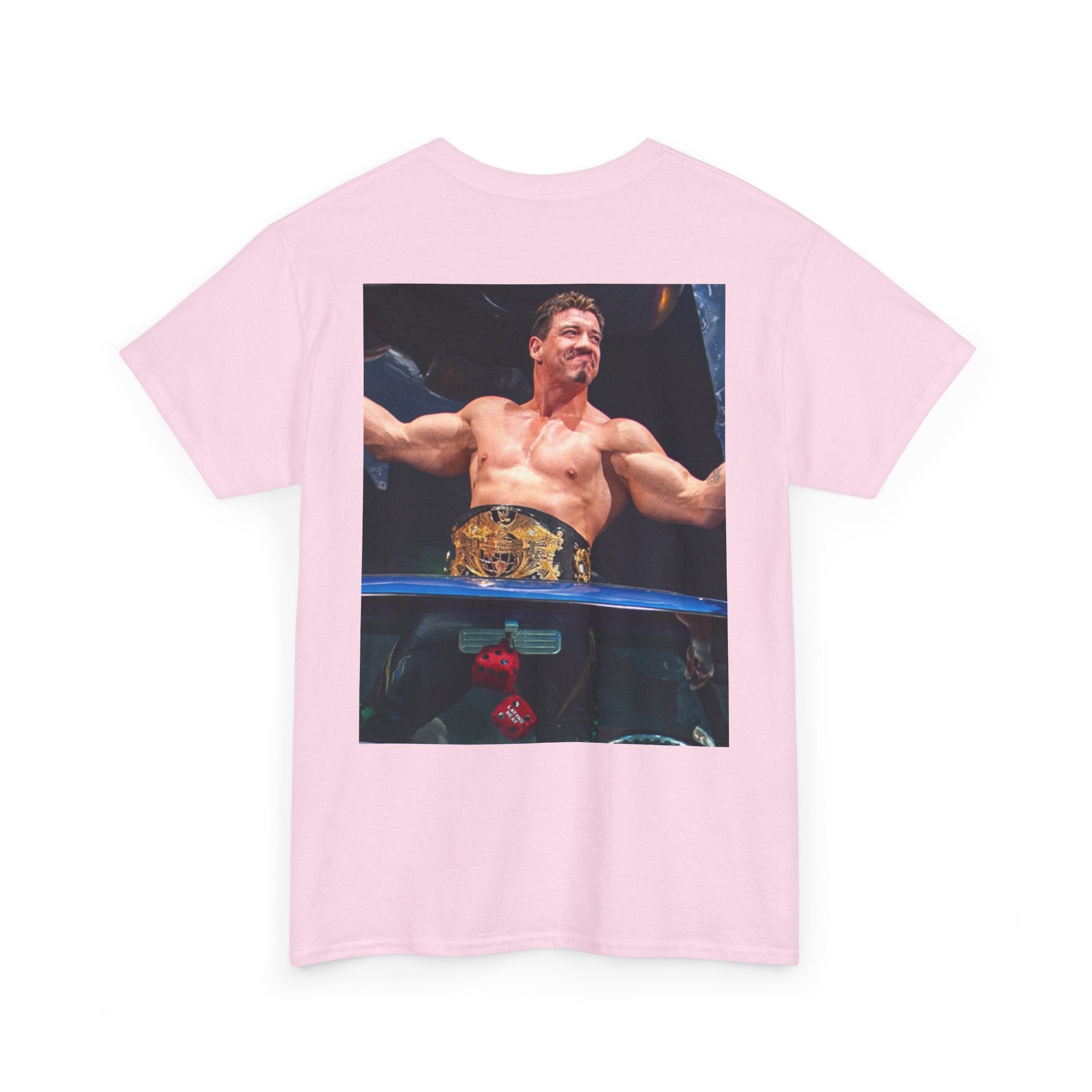 Latino Heat Championship Tee — Vintage Wrestler Photo Graphic T-Shirt