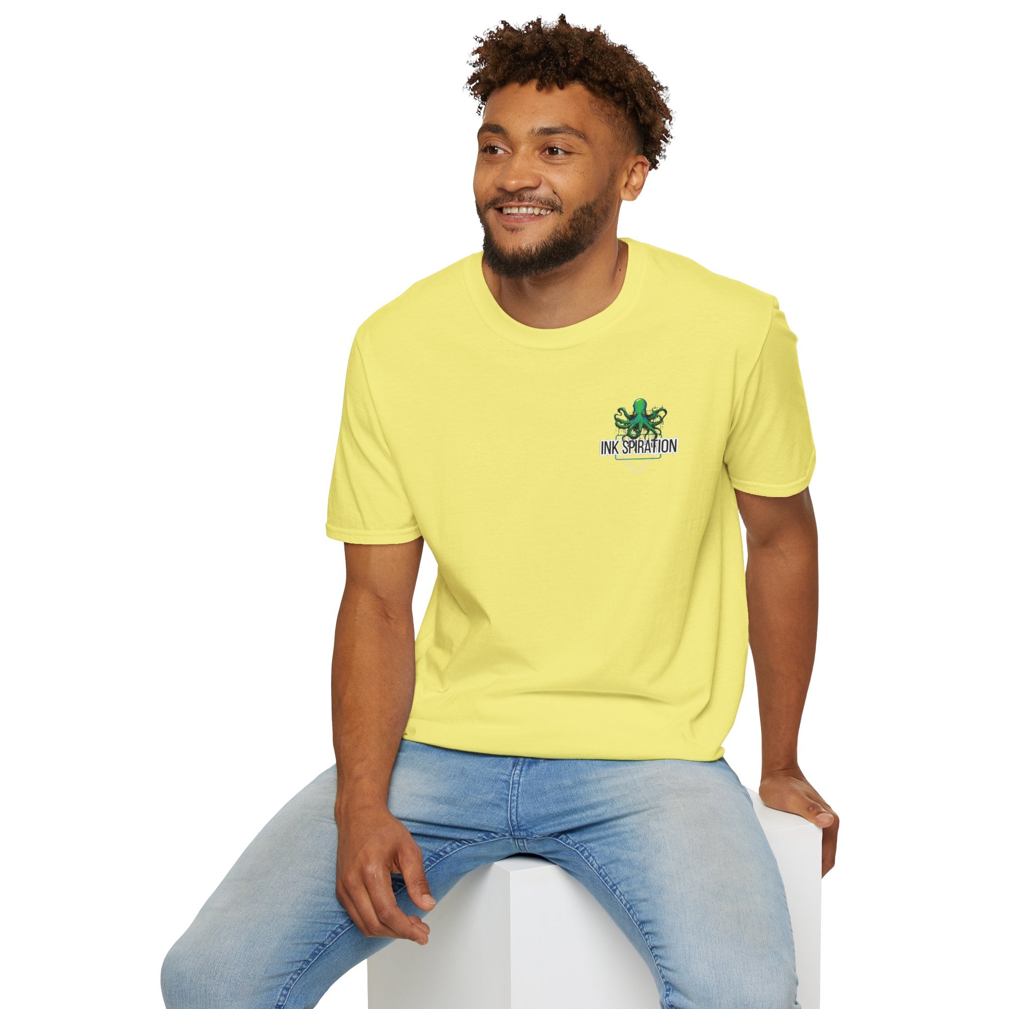 Inkspiration T-Shirt — Small Chest Logo, Artist & Tattoo Lover Tee