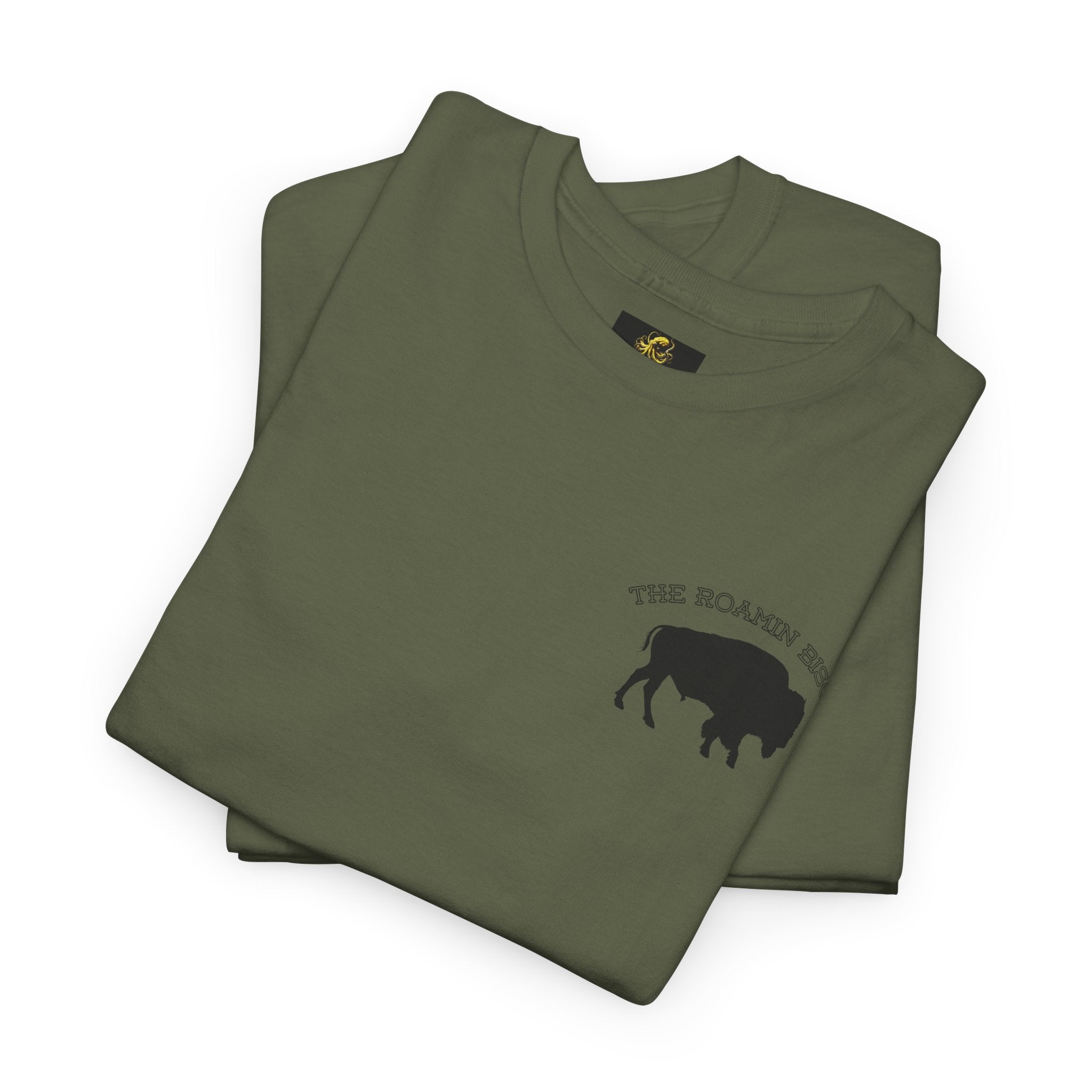 Roamin' Bison Graphic Tee — Vintage Western Bison Shirt