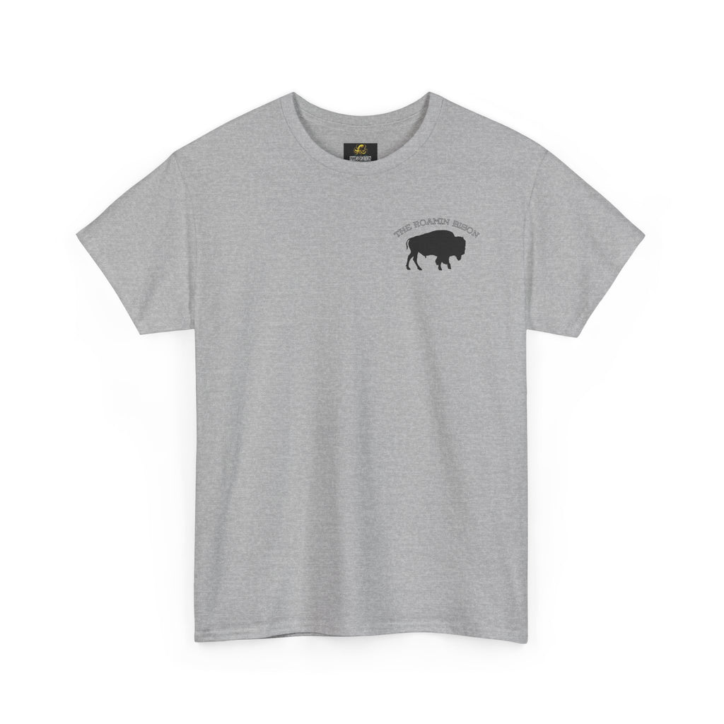 Roamin' Bison Graphic Tee — Vintage Western Bison Shirt