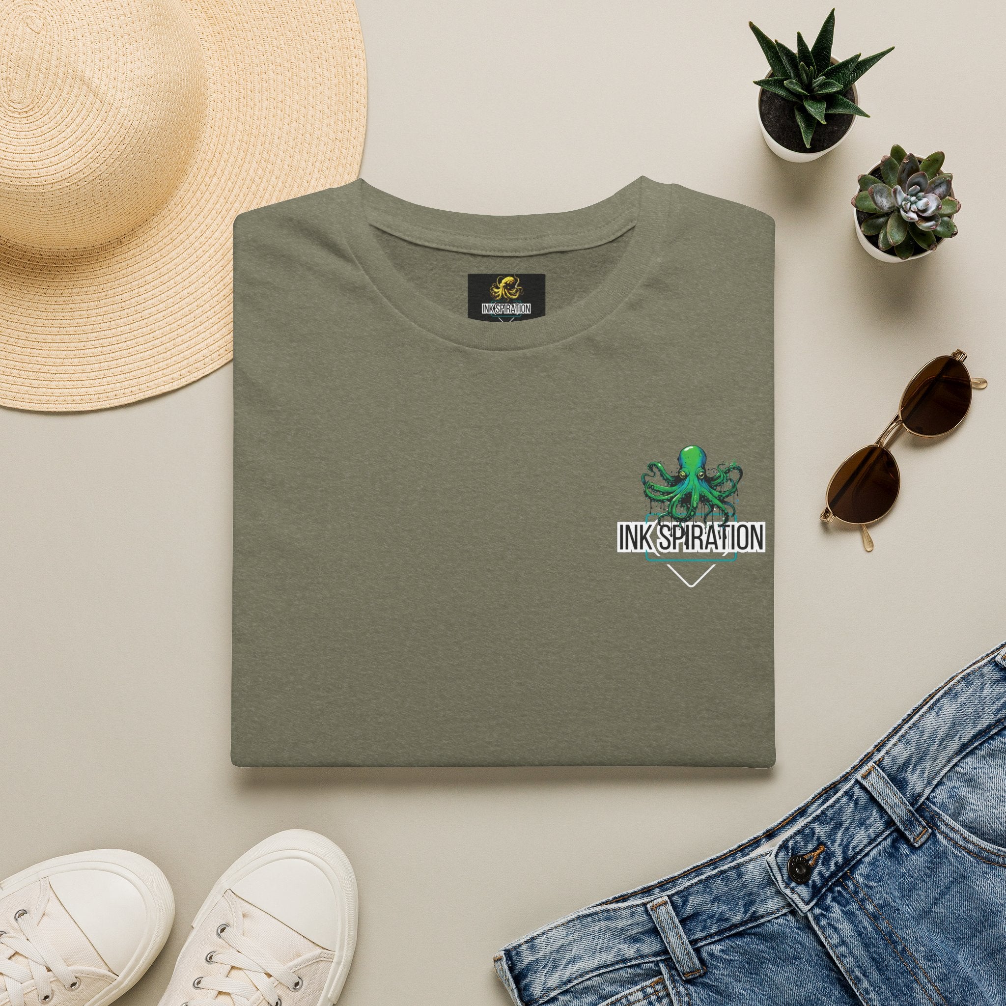 Inkspiration T-Shirt — Small Chest Logo, Artist & Tattoo Lover Tee